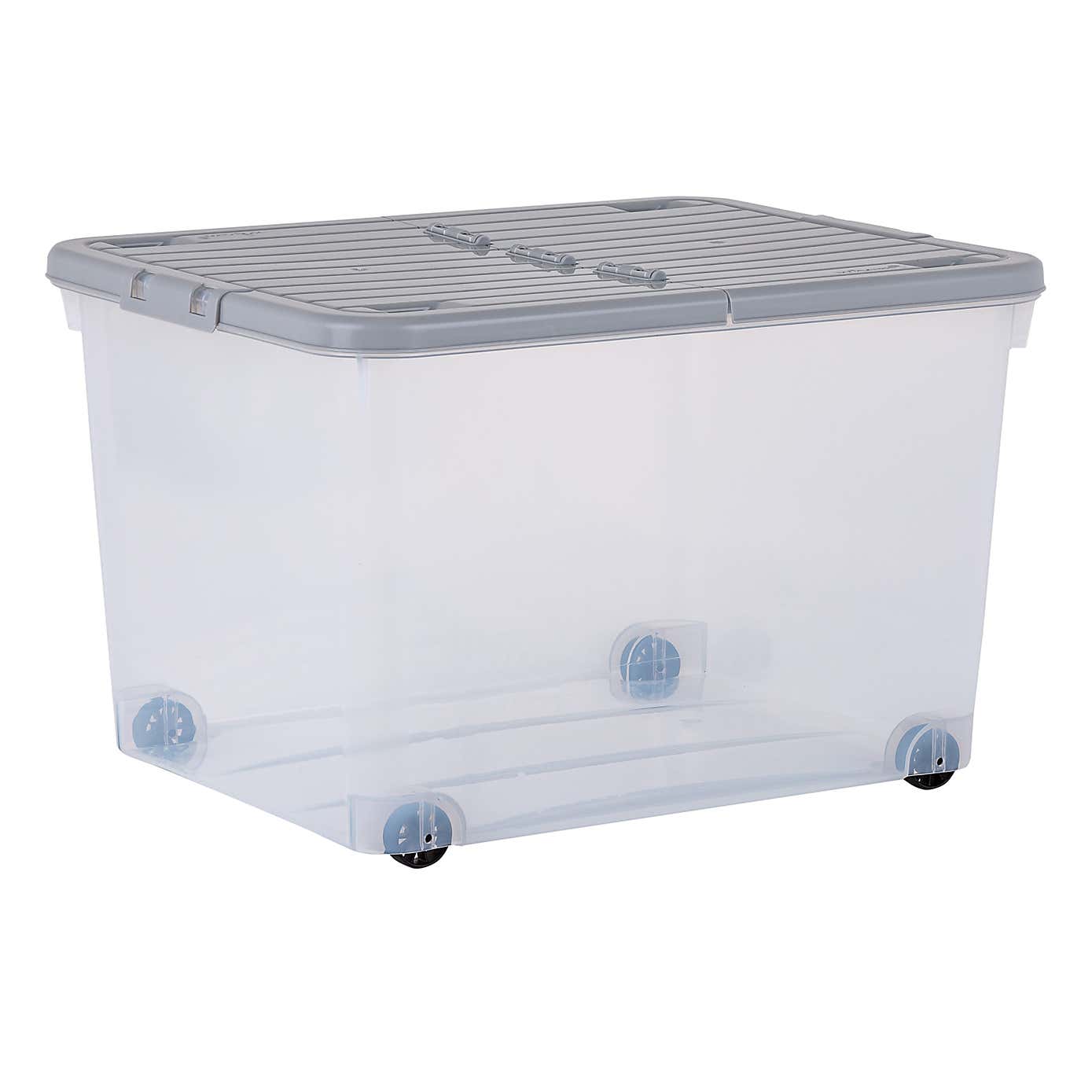 Wham Set of 3 Storage Boxes with Wheels & Lid
