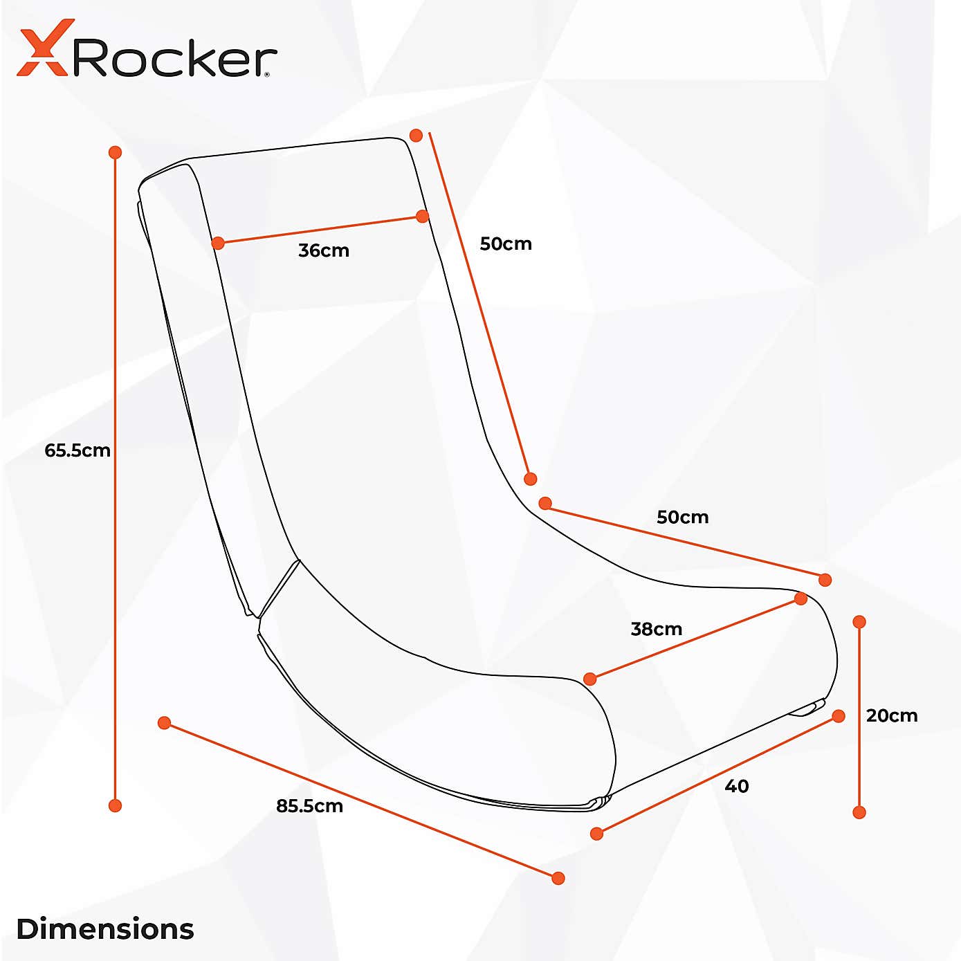 X Rocker Video Rocker Neo Hex Gaming Chair