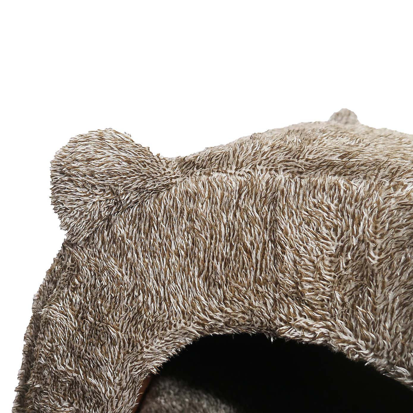 Rosewood Brown Bear Cat Bed