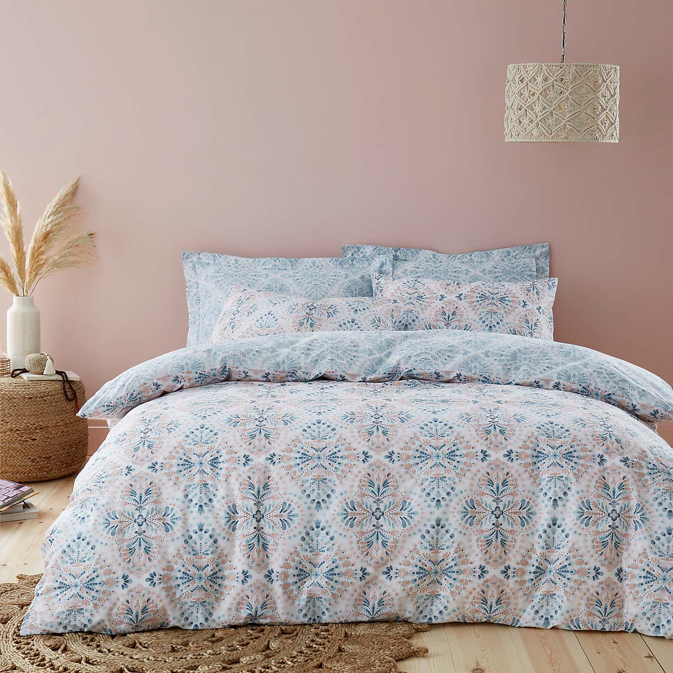 Saraya Blush 100% Cotton Oxford Pillowcase