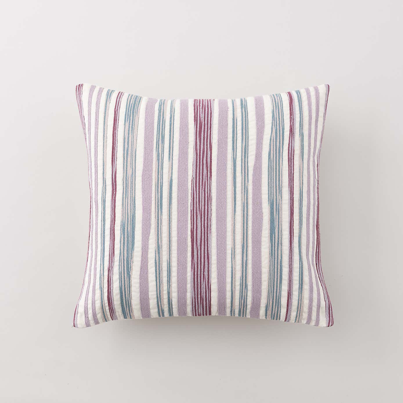 Stripe Embroidery Cushion