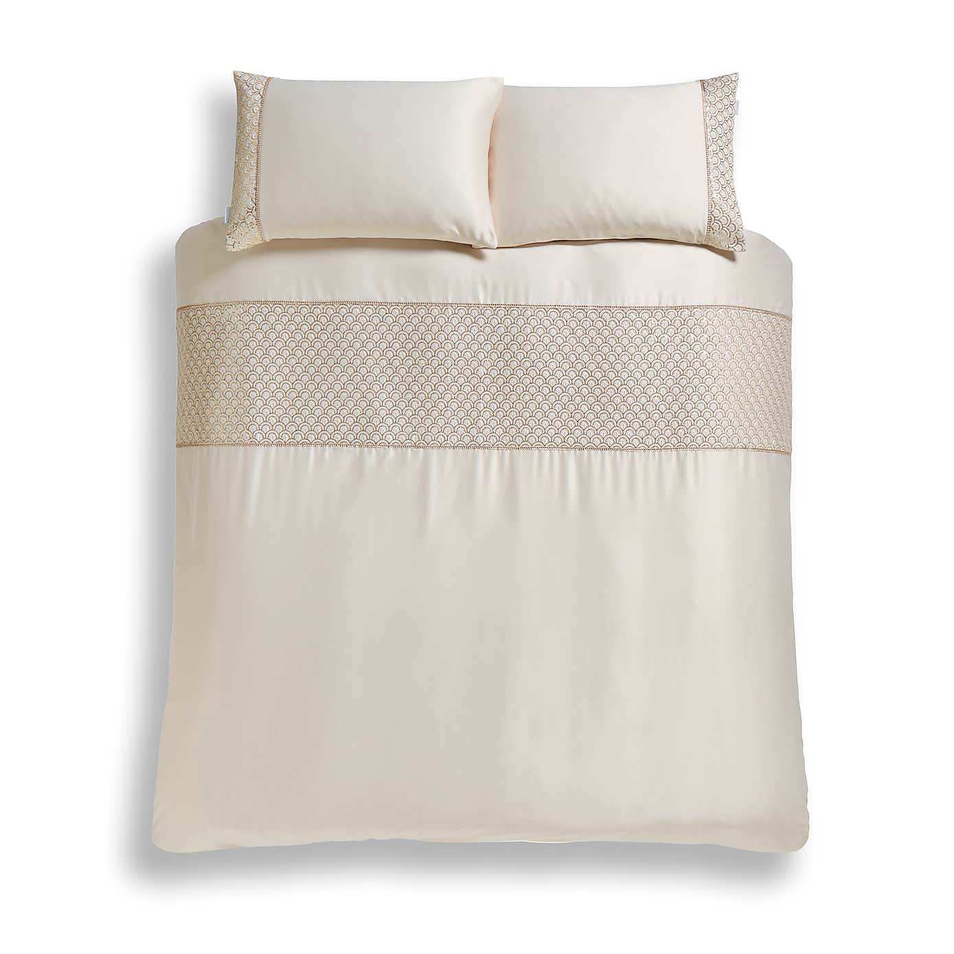 Catherine Lansfield Deco Sequin Duvet Cover and Pillowcase Set