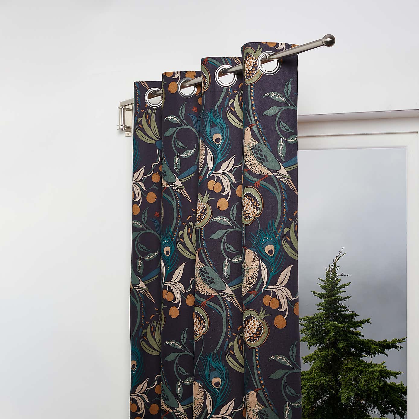 Dormer Door Curtain Rod