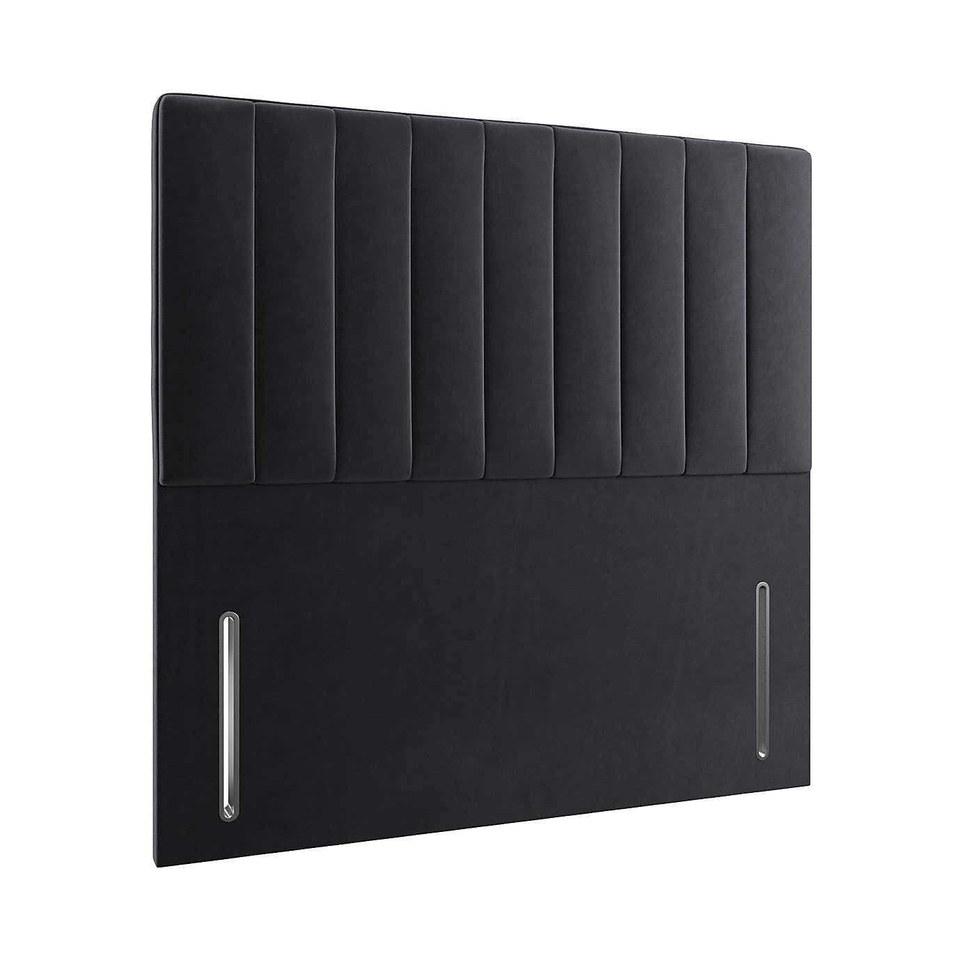 Velvet Vertical Stripe Headboard