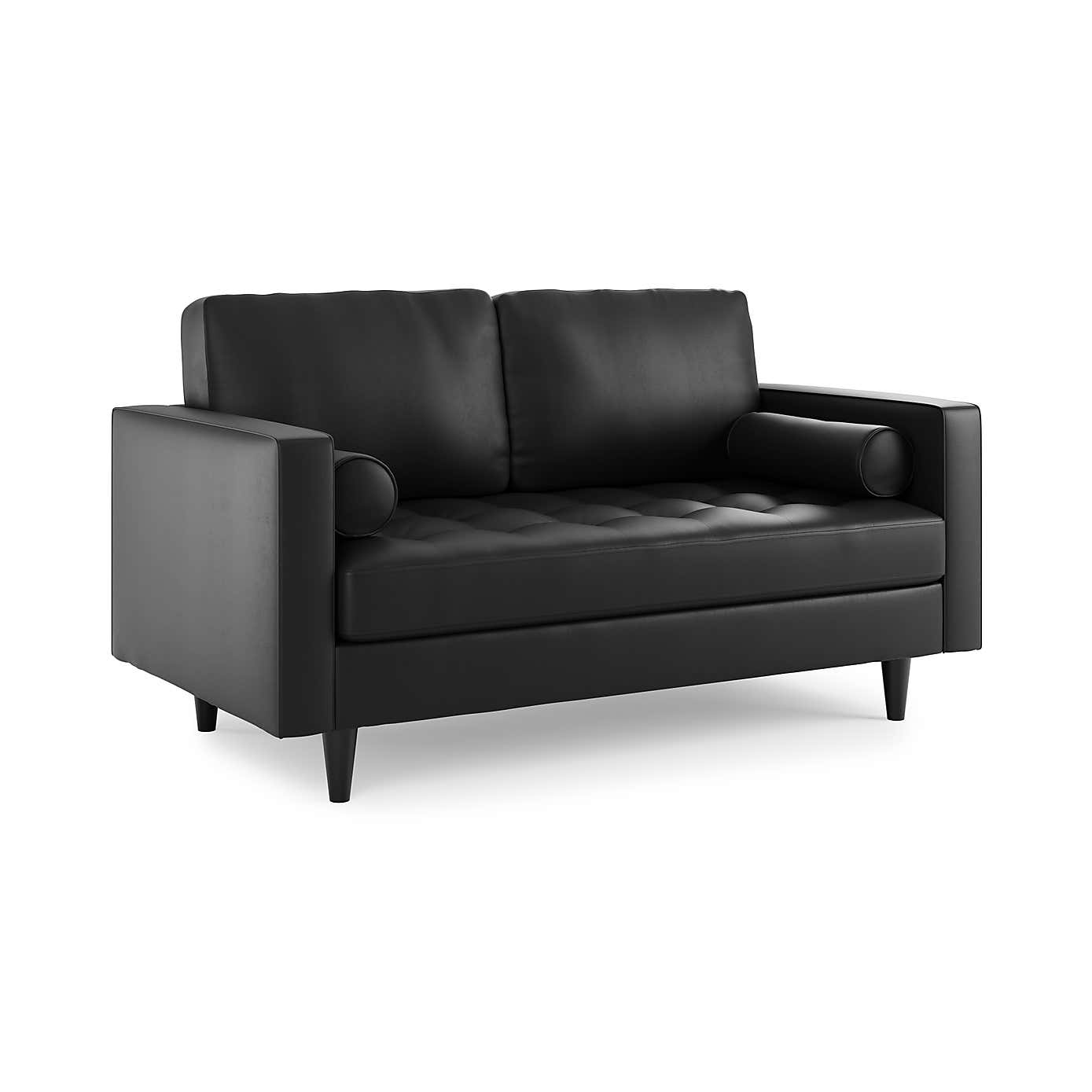 Zoe Faux Leather 2 Seater Sofa