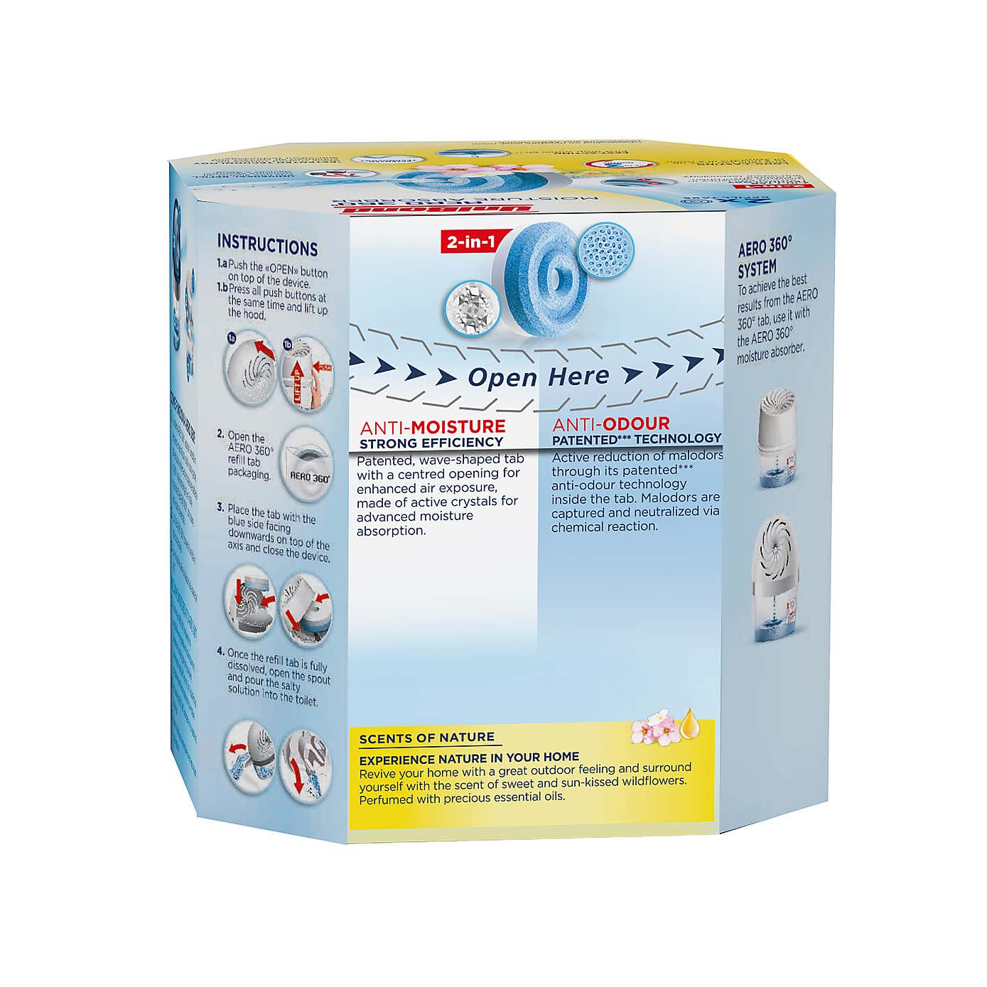 UniBond Aero 360 Wildflower Meadow Refills x2