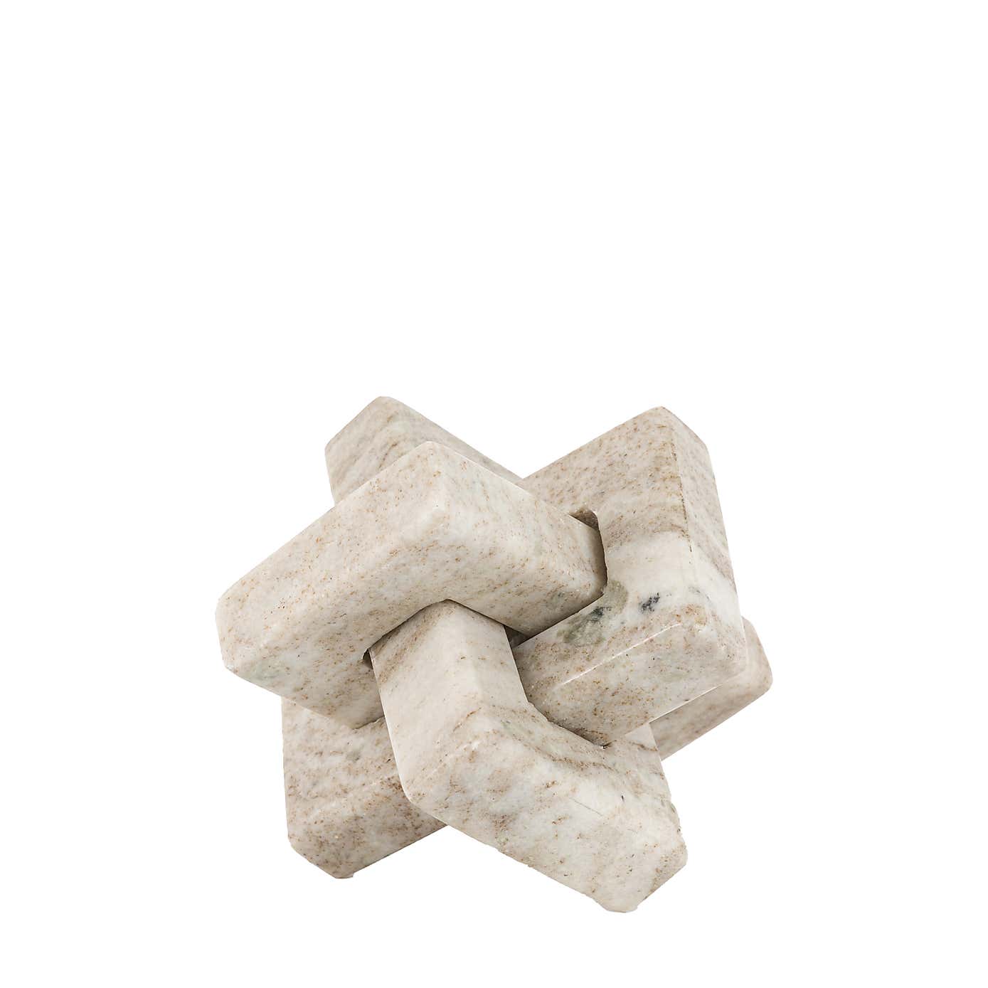 Amadora Marble Square Link Ornament