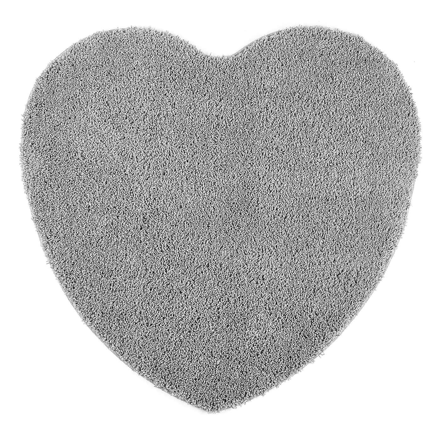 Marvel Heart Shaggy Washable Rug
