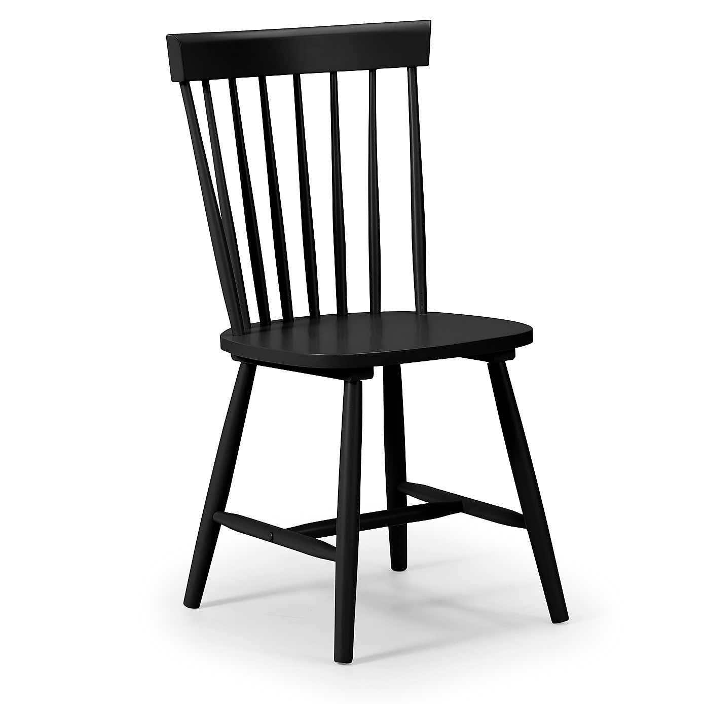 Torino Set of 4 Chairs Black