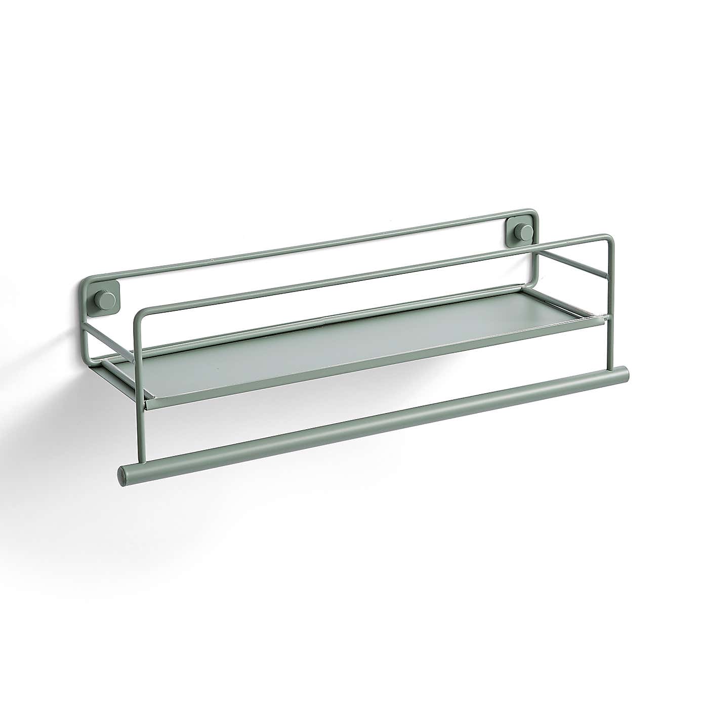 Essentials Towel Rail with Shelf