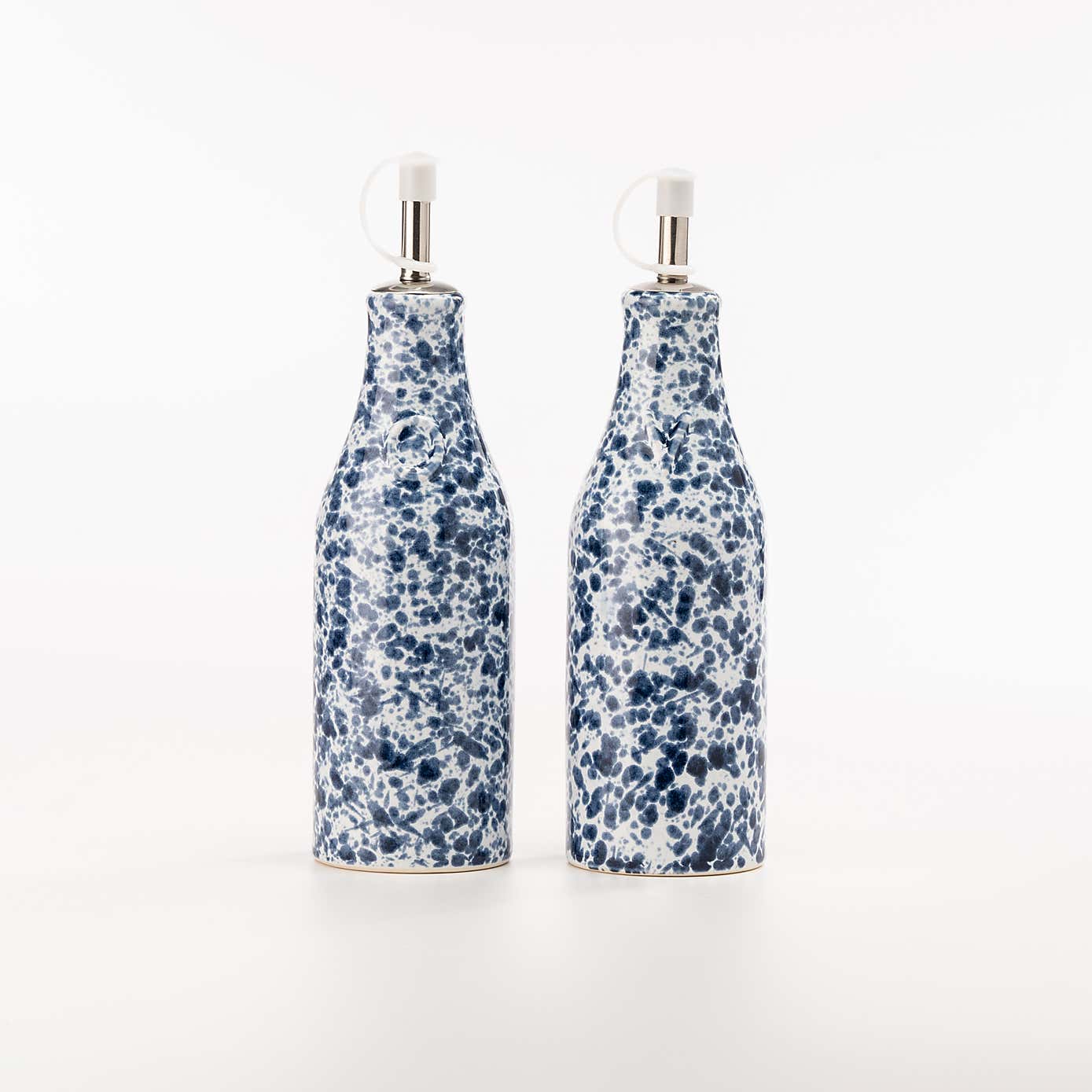 Splatter Oil and Vinegar Bottles