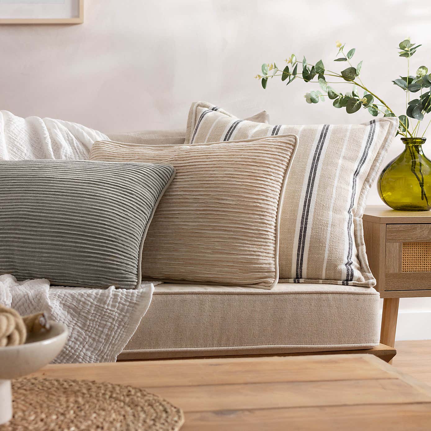 Yard Cove Cotton Rectangle Cushion Cover