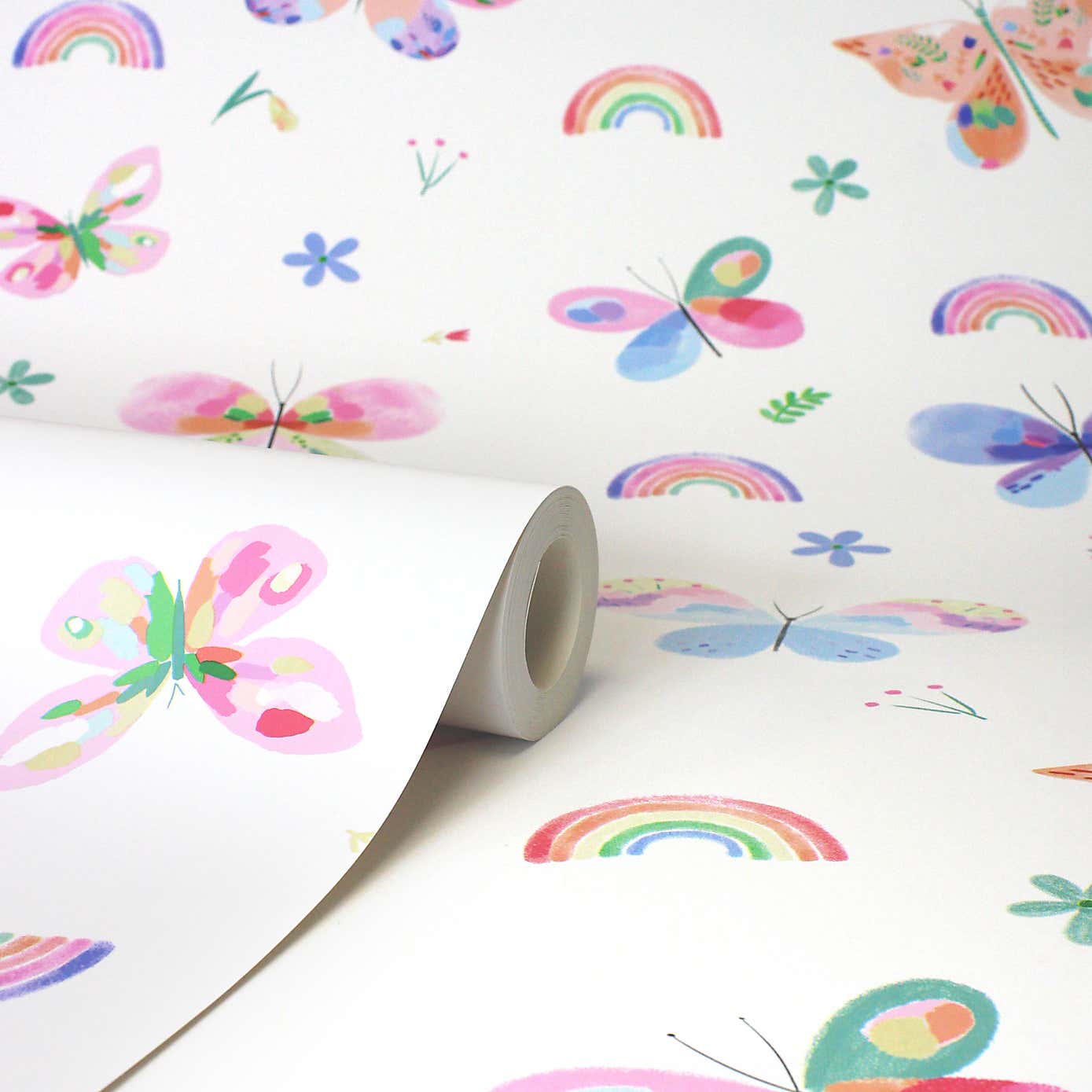 Pastel Butterflies Wallpaper