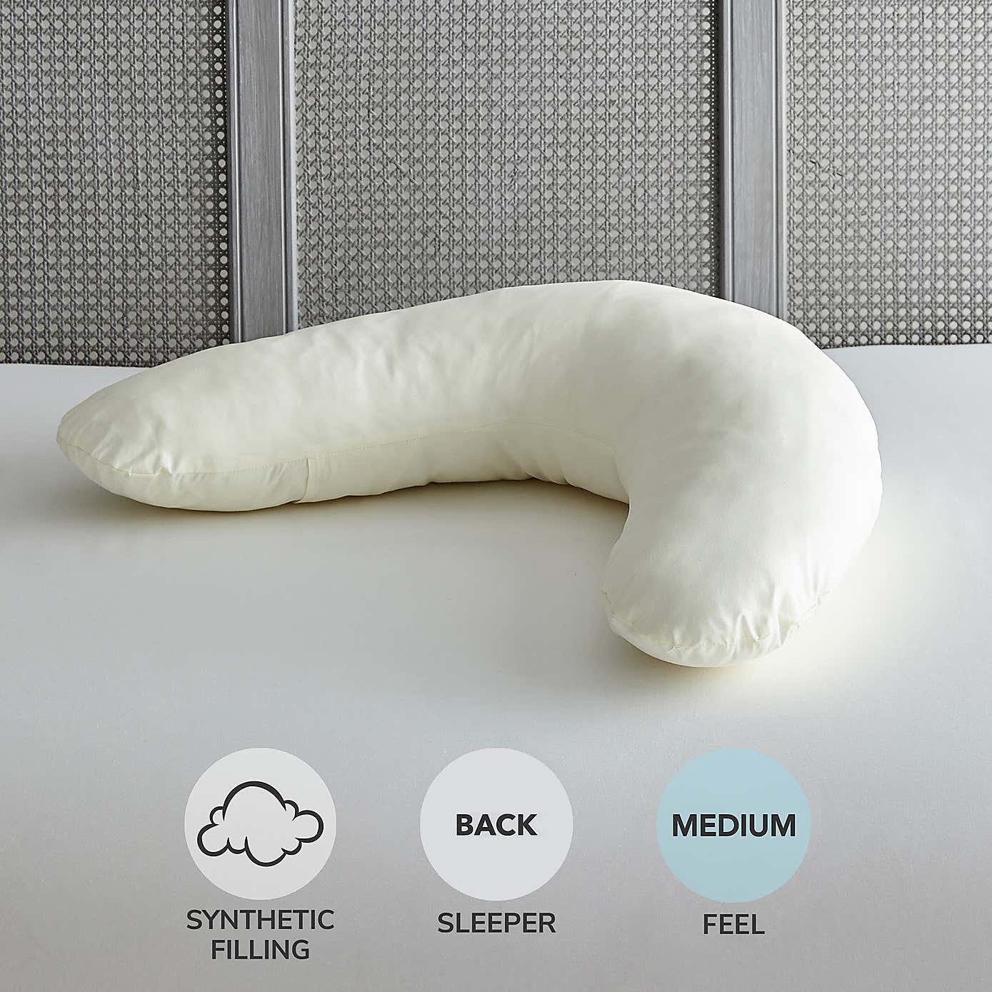 Nursing Firm-Support Pillow and Pillowcase Set