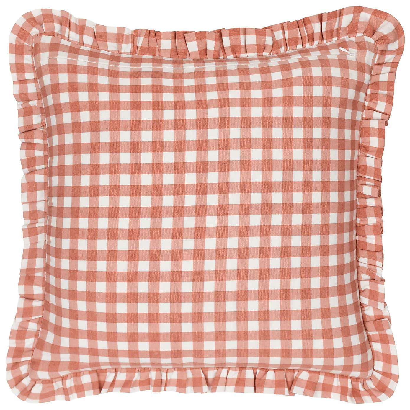 furn. Maude Gingham Cotton Square Cushion