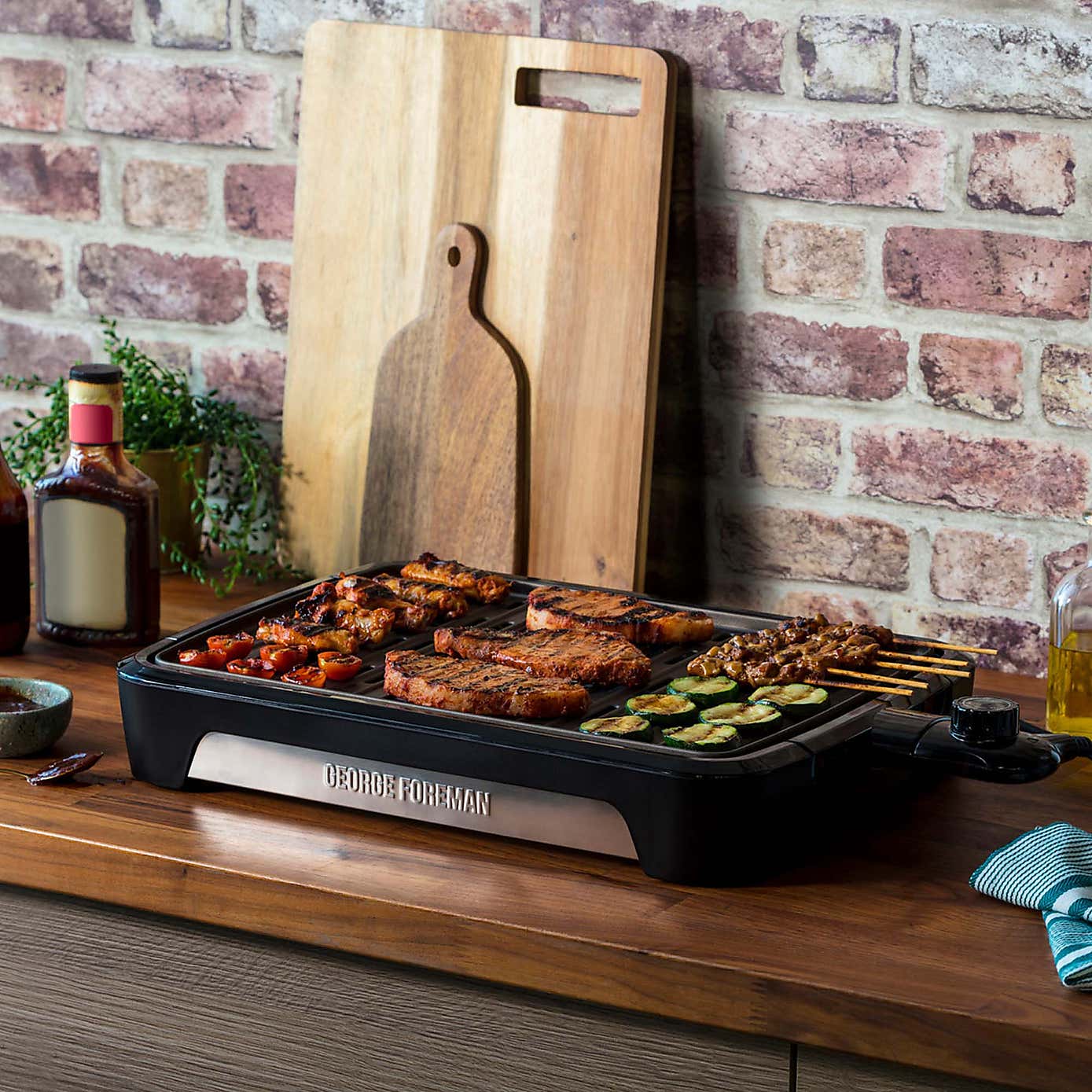 George Foreman Large Smokeless BBQ Grill