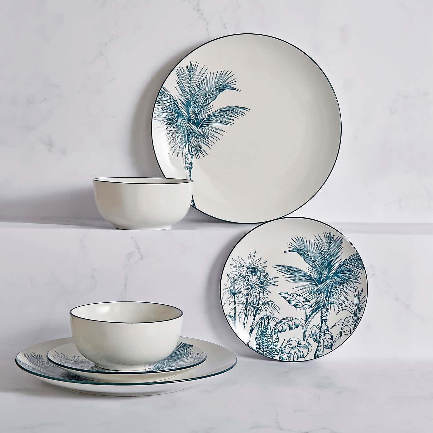 Luxe Palm Cereal Bowl