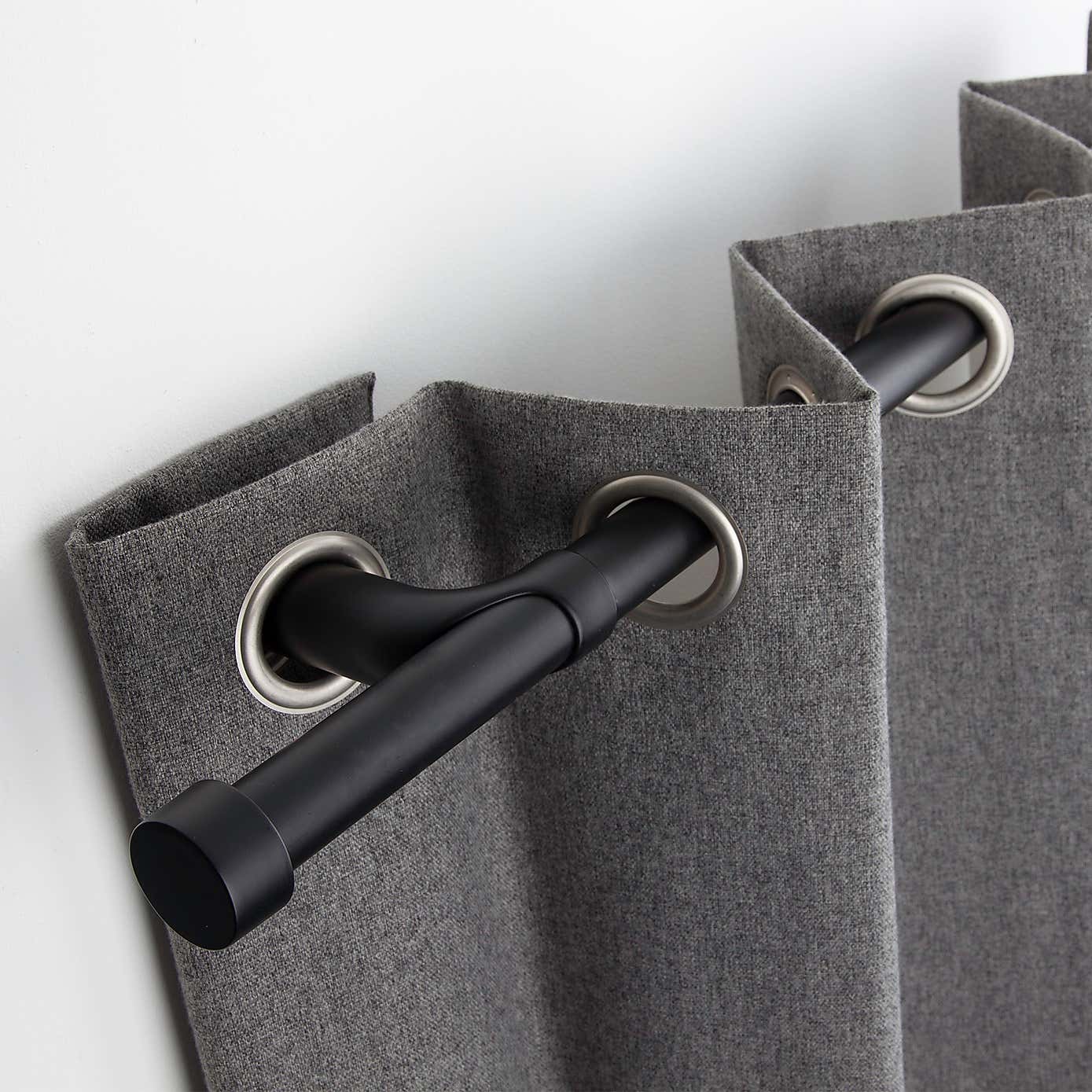 Trinity Room Darkening Extendable Eyelet Curtain Pole