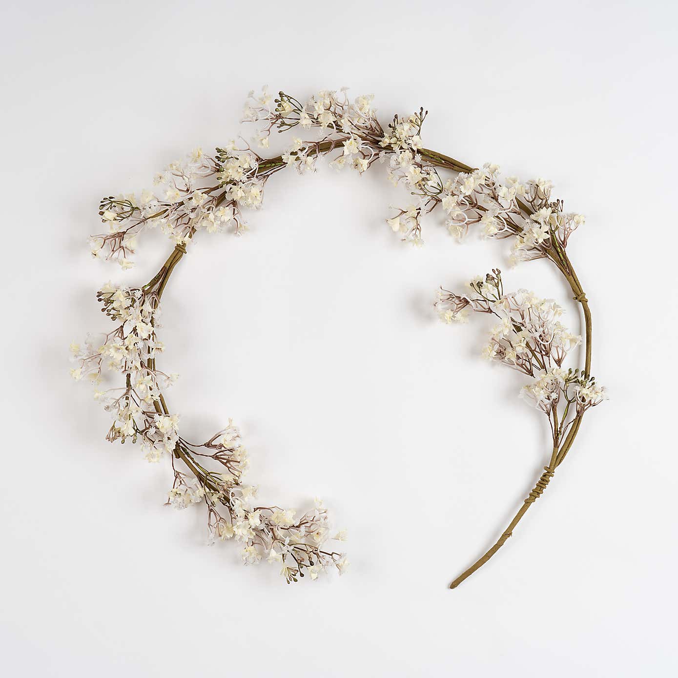 Artificial Dried Effect Gypsophila Garland