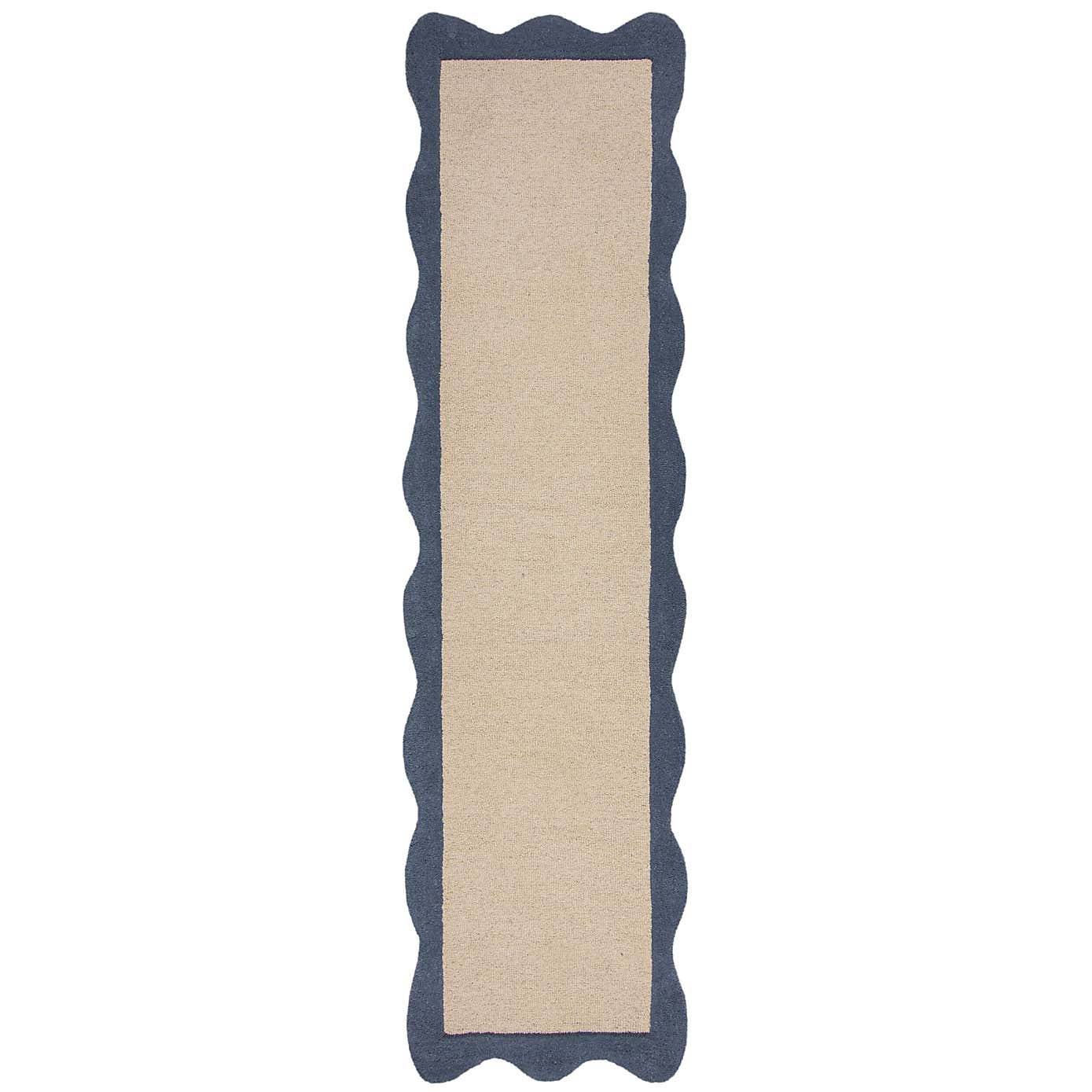 Bonnie Scallop Border Wool Runner