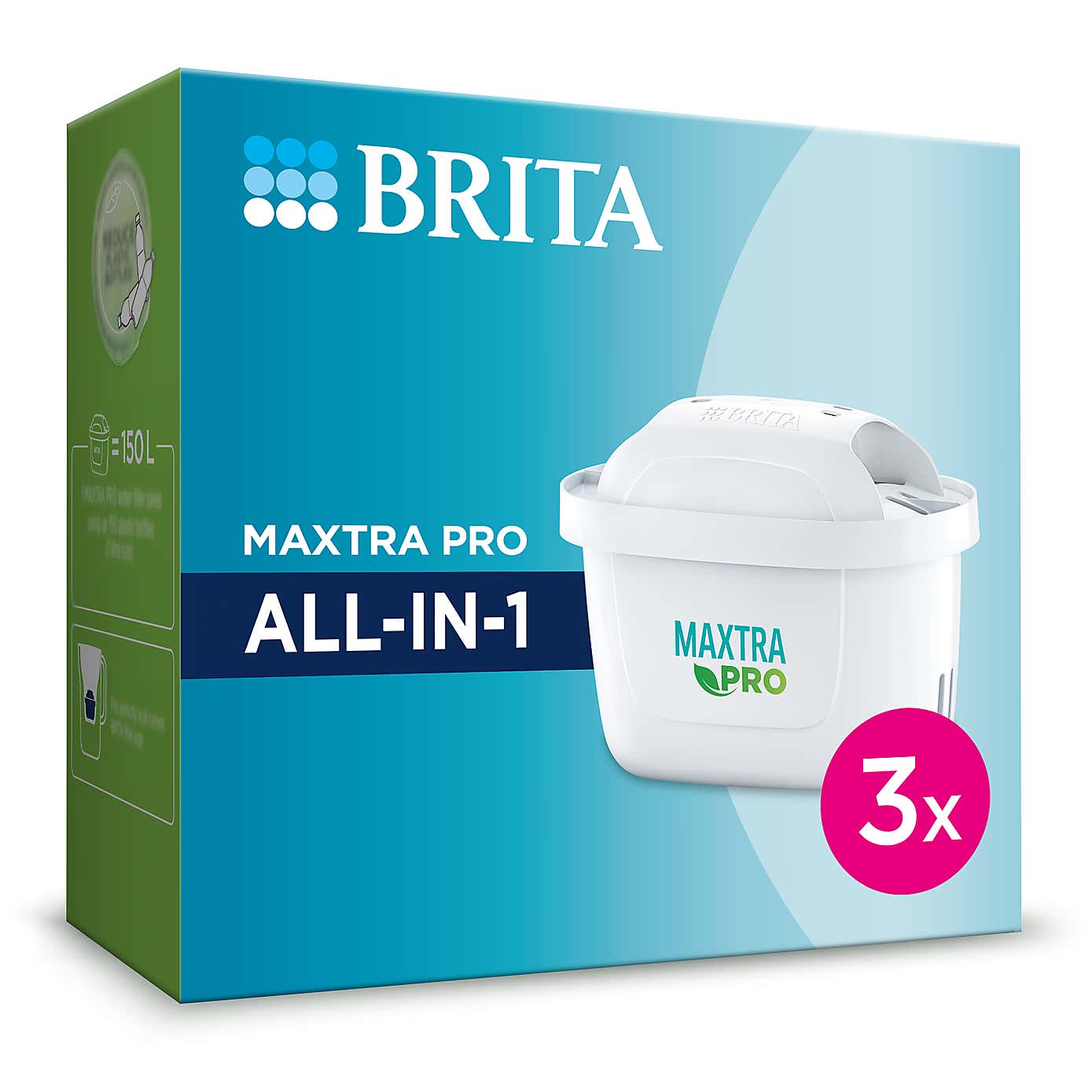 BRITA MaxtraPro All in One Cartridges - 3 Pack