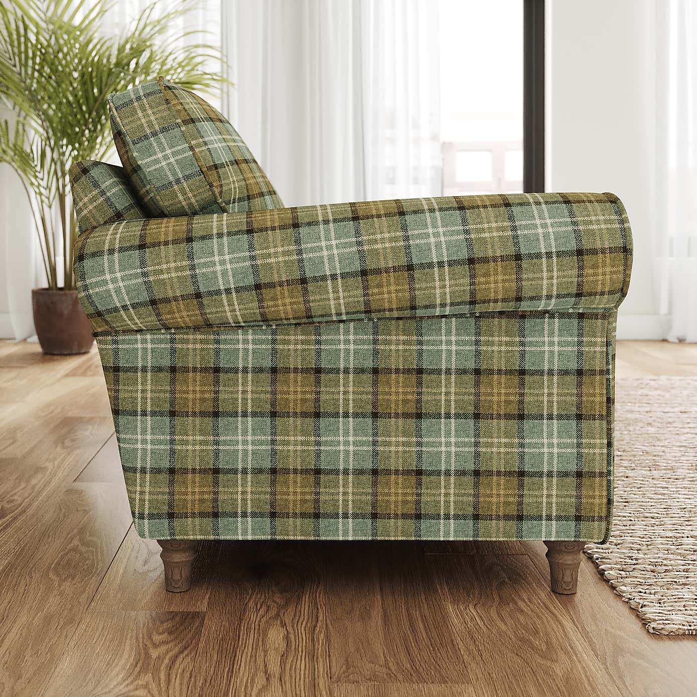 Flori Orkney Armchair, Check Pattern