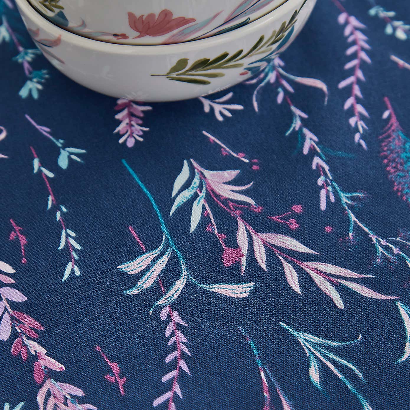 Whimsical Floral Table Runner 35cm x 230cm