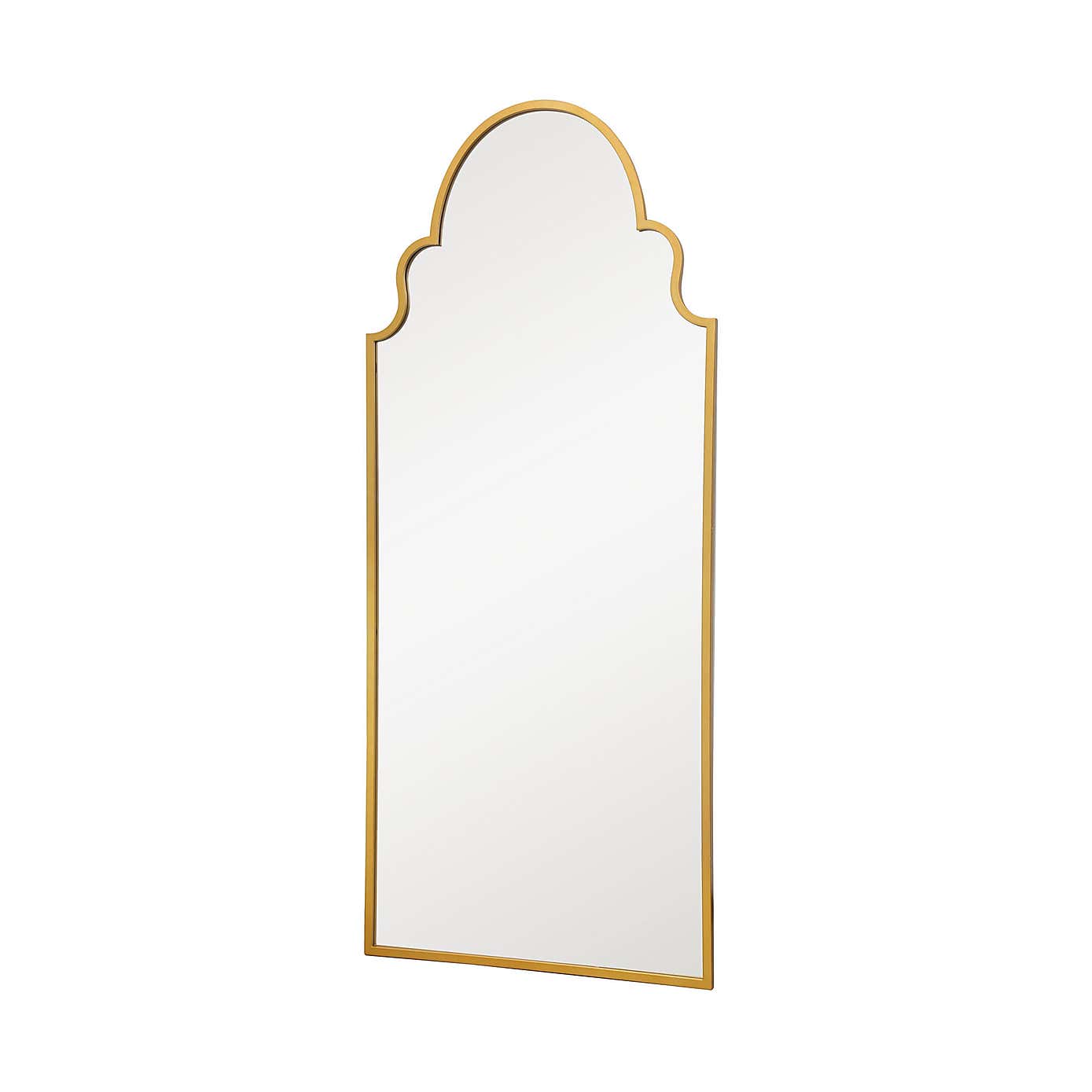 Arcus Crown Arched Indoor Outdoor Full Length Wall Mirror