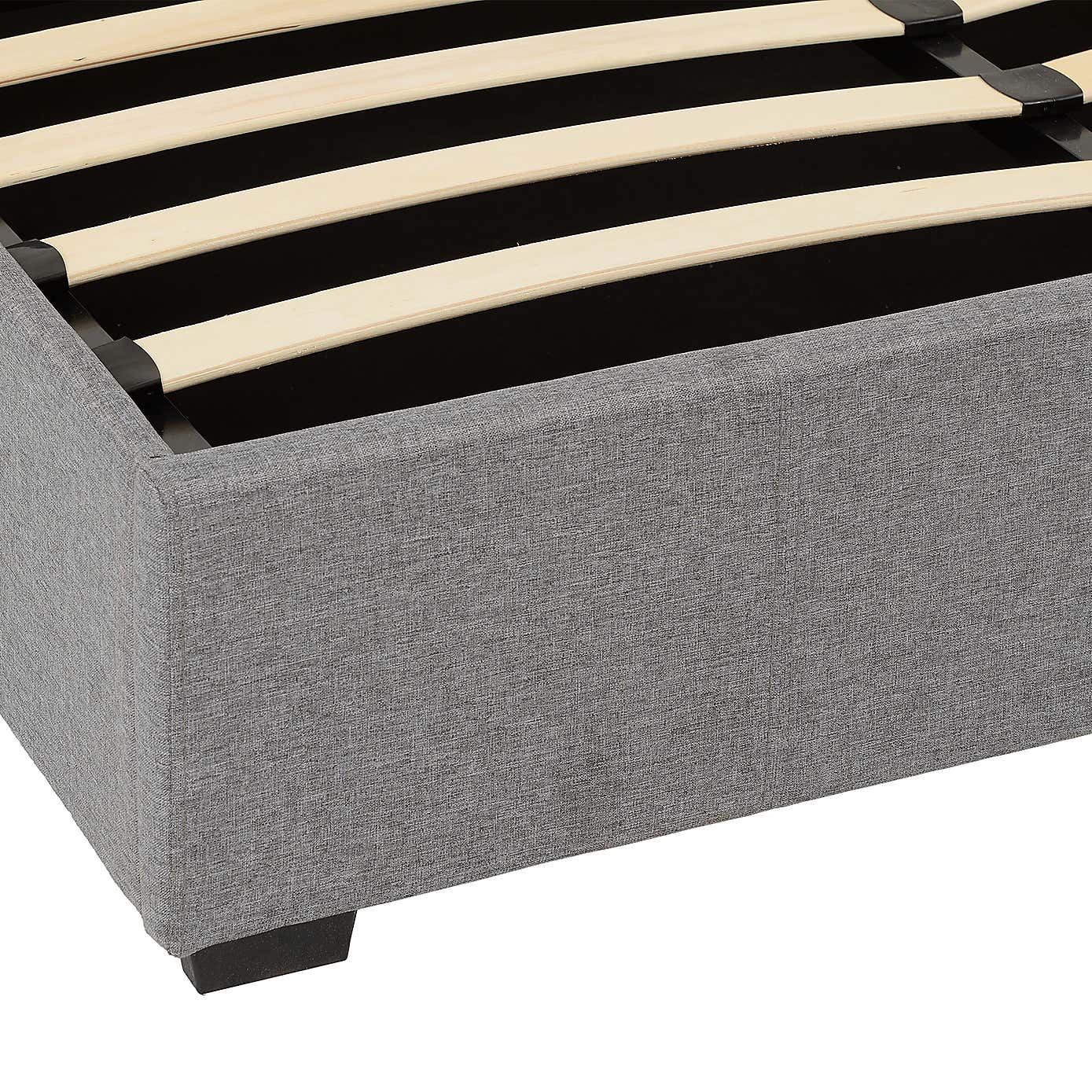 Waverley Linen Ottoman Bedstead - Grey