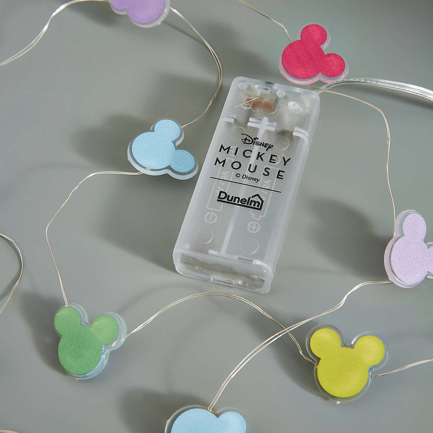 Mickey Mouse Rainbow LED String Lights