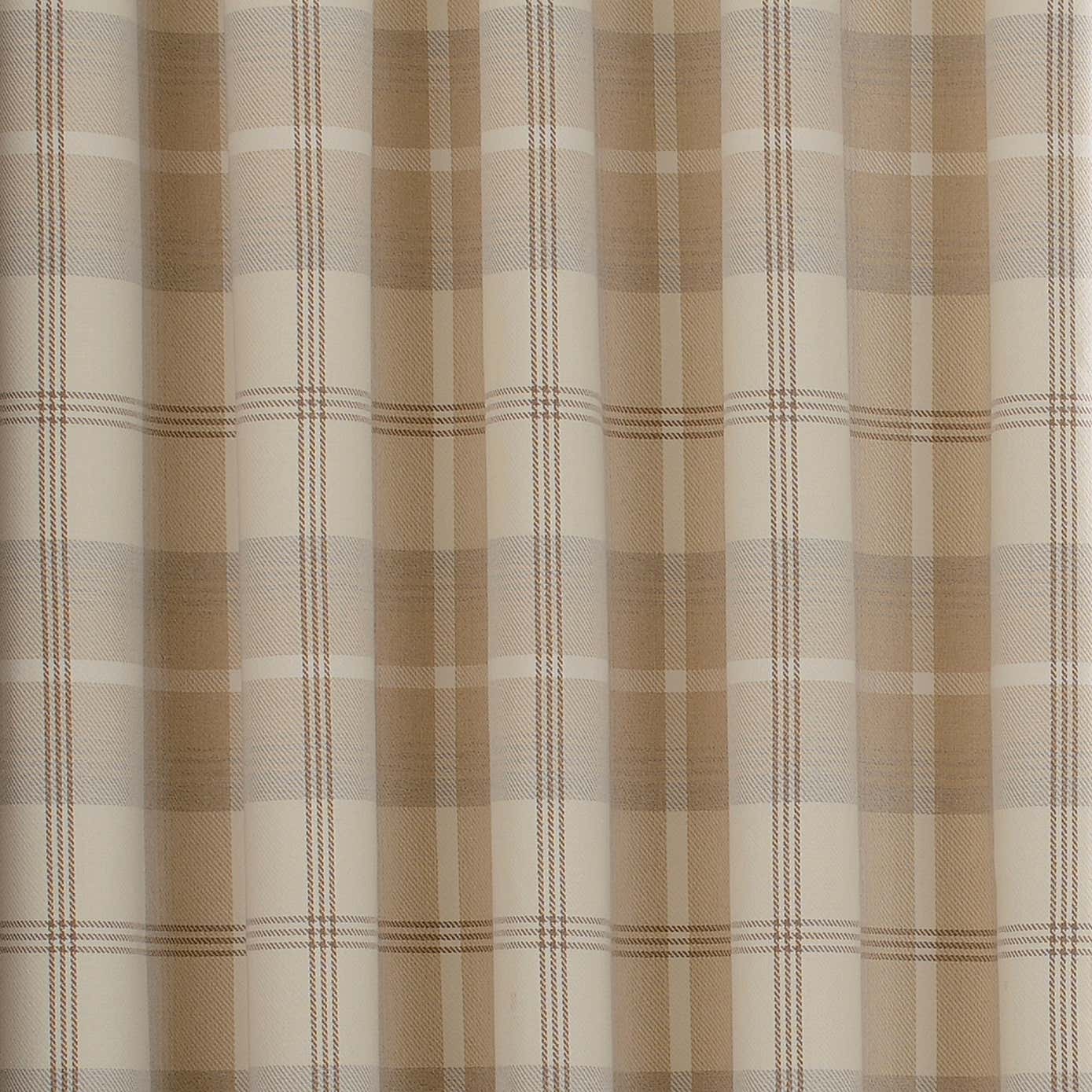 Highland Check Pencil Pleat Curtains