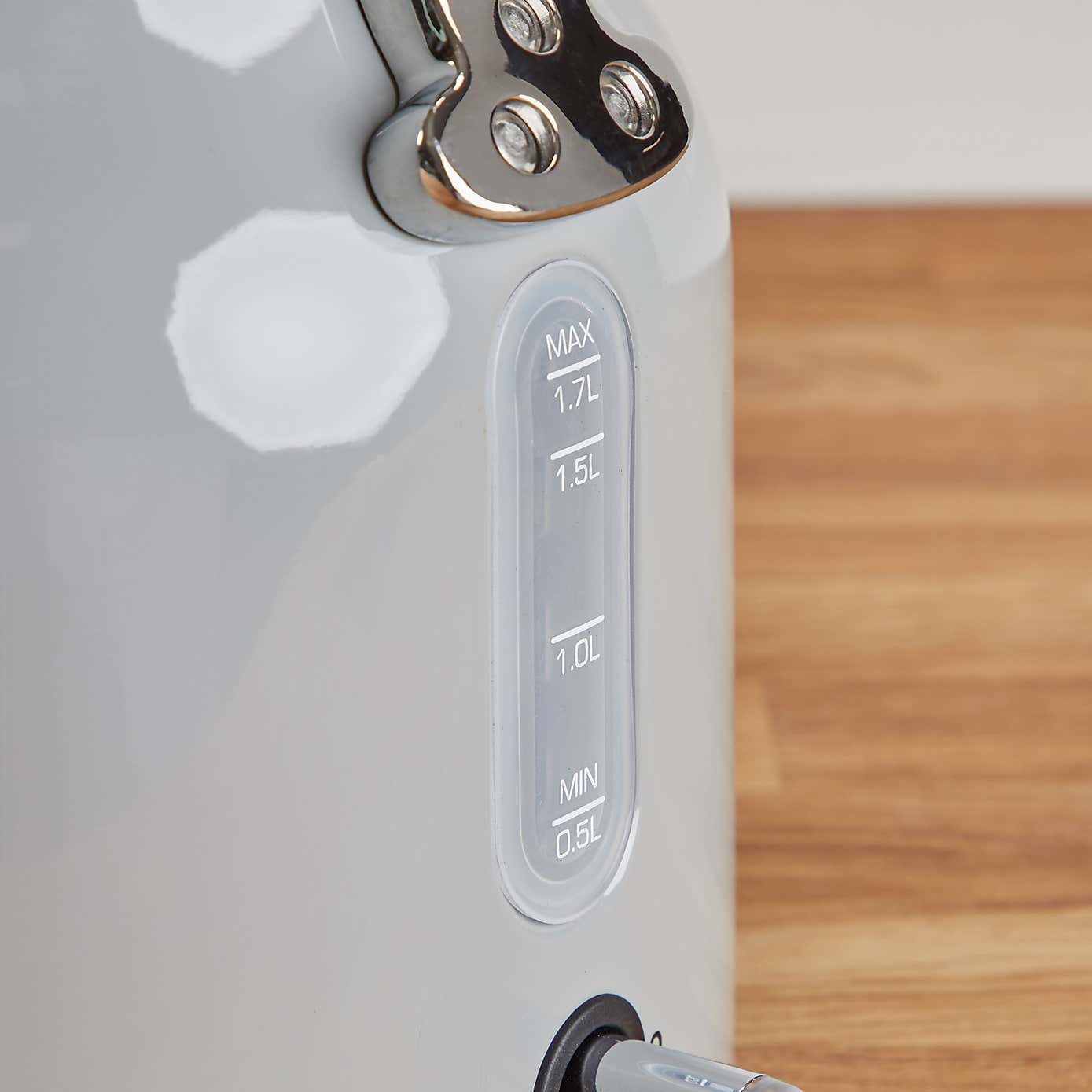 Retro 1.7L 3KW Grey Kettle