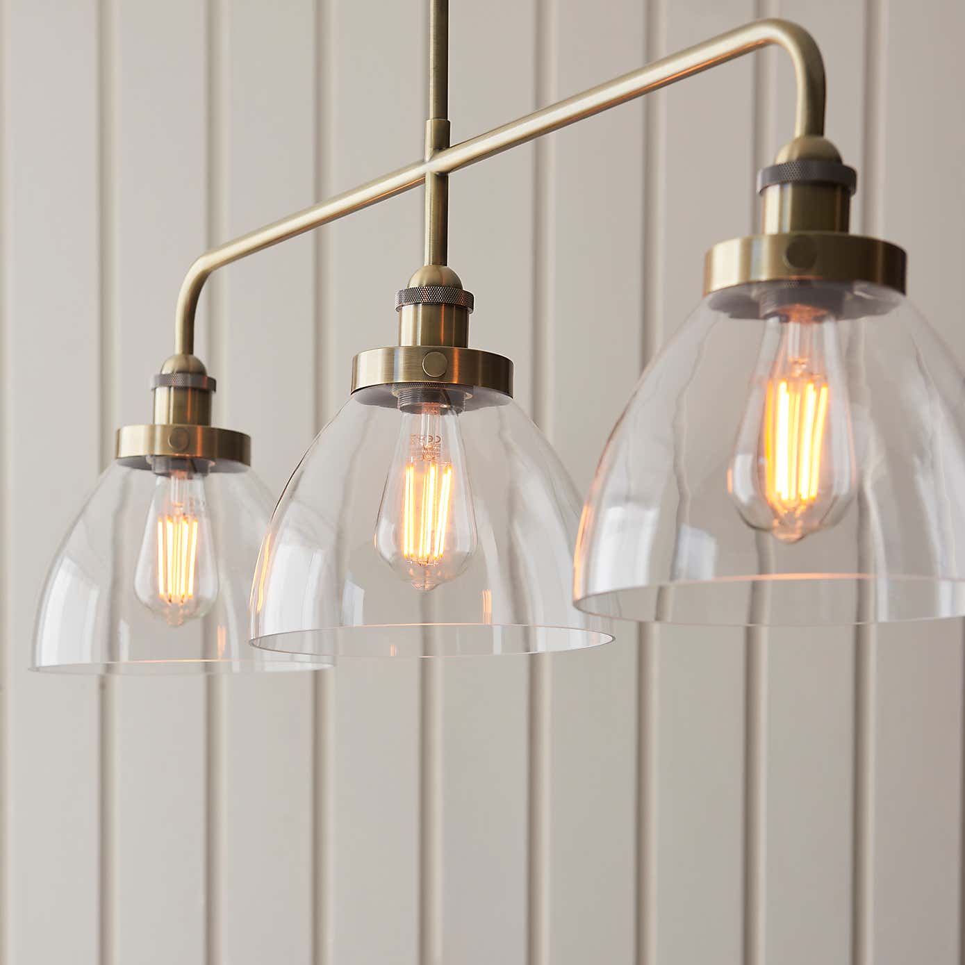 Vogue Tobermory 3 Light Adjustable Diner Light