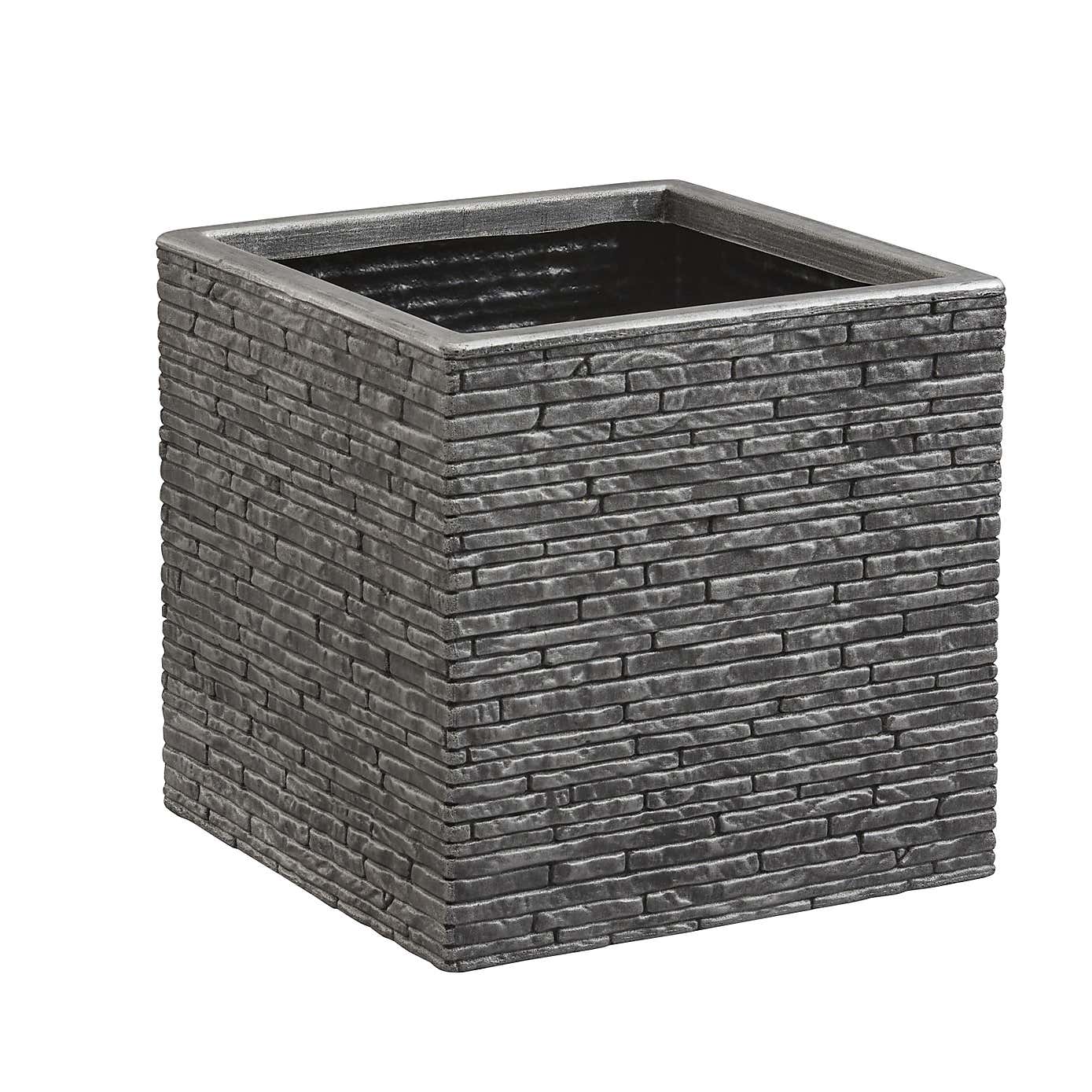 Large 38cm Square Slate Planter