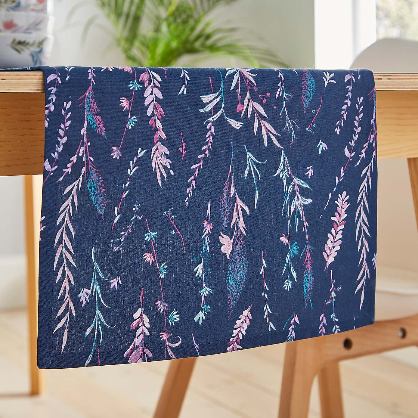 Whimsical Floral Table Runner 35cm x 178cm