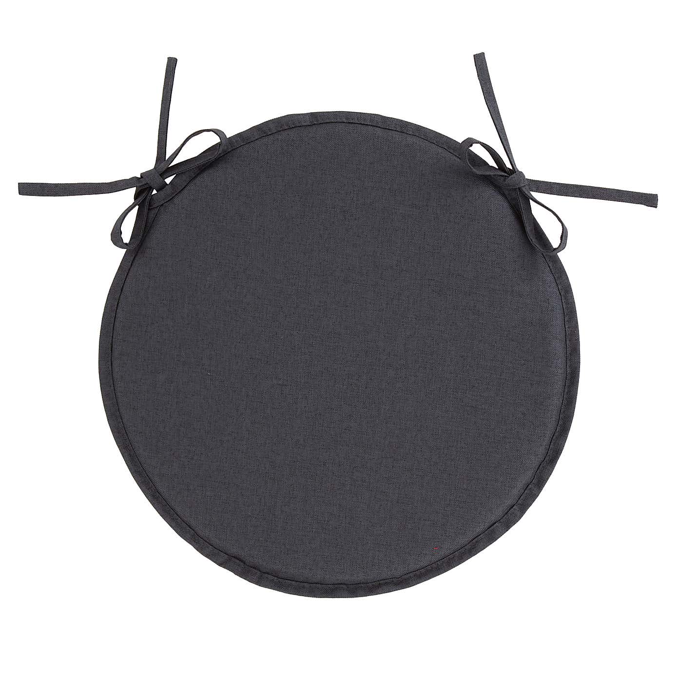 Set of 2 Water Resist Round Seat Pads