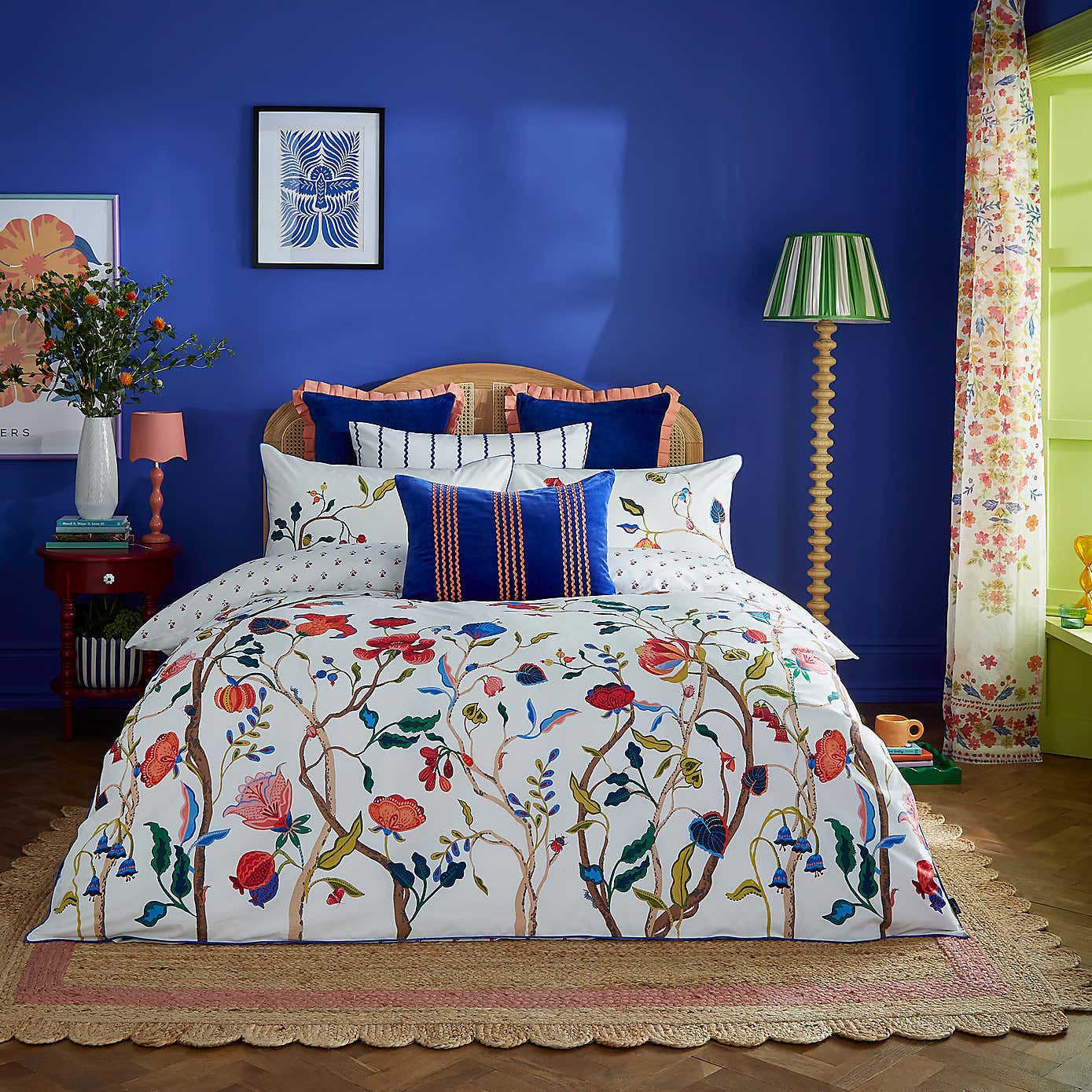 Sophie Robinson Forgotten Garden 100% Cotton Duvet Cover & Pillowcase Set