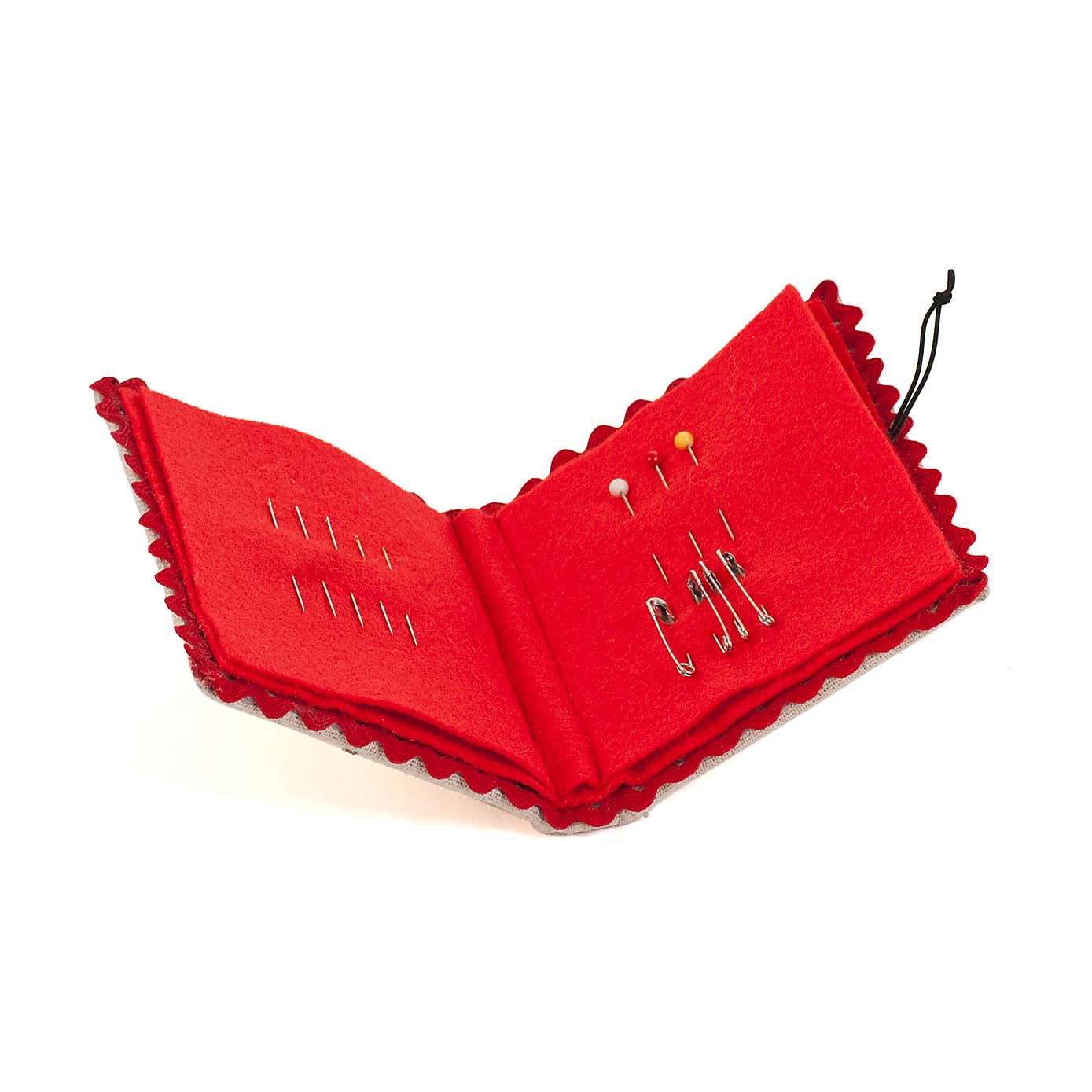 Red Wildflowers Needle Case