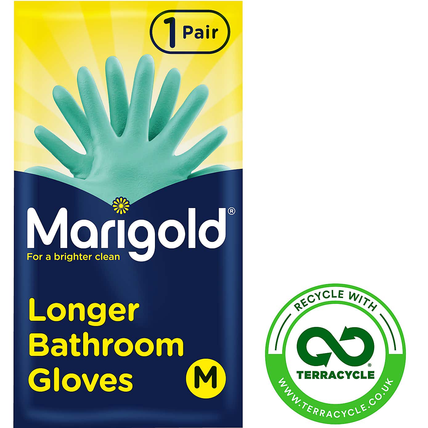 Marigold Medium Bathroom Glove
