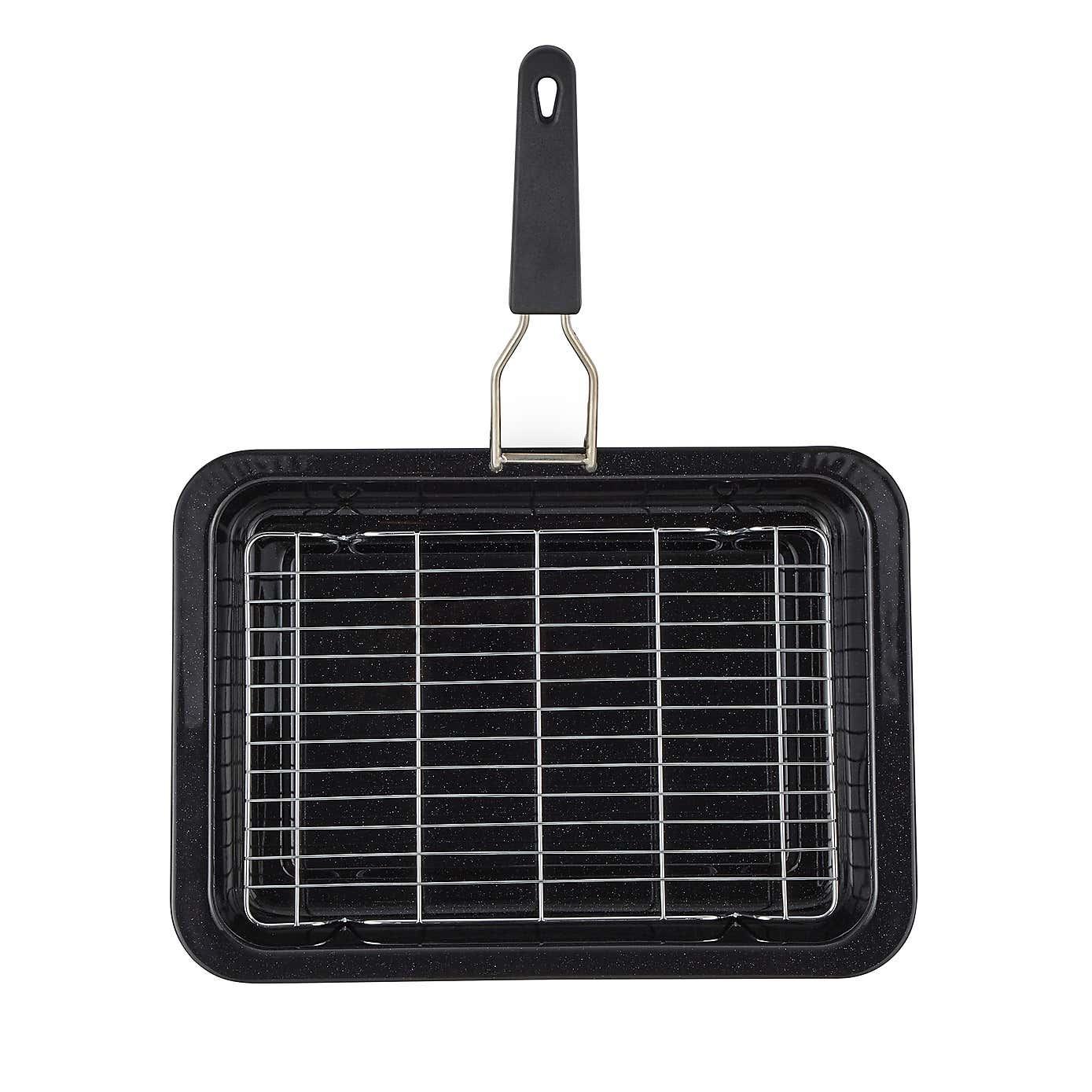 Non-Stick Steel Grill Pan with Detachable Handle