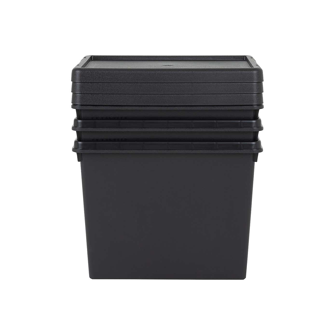 Wham Bam Set of 3 Stackable Boxes & Lids