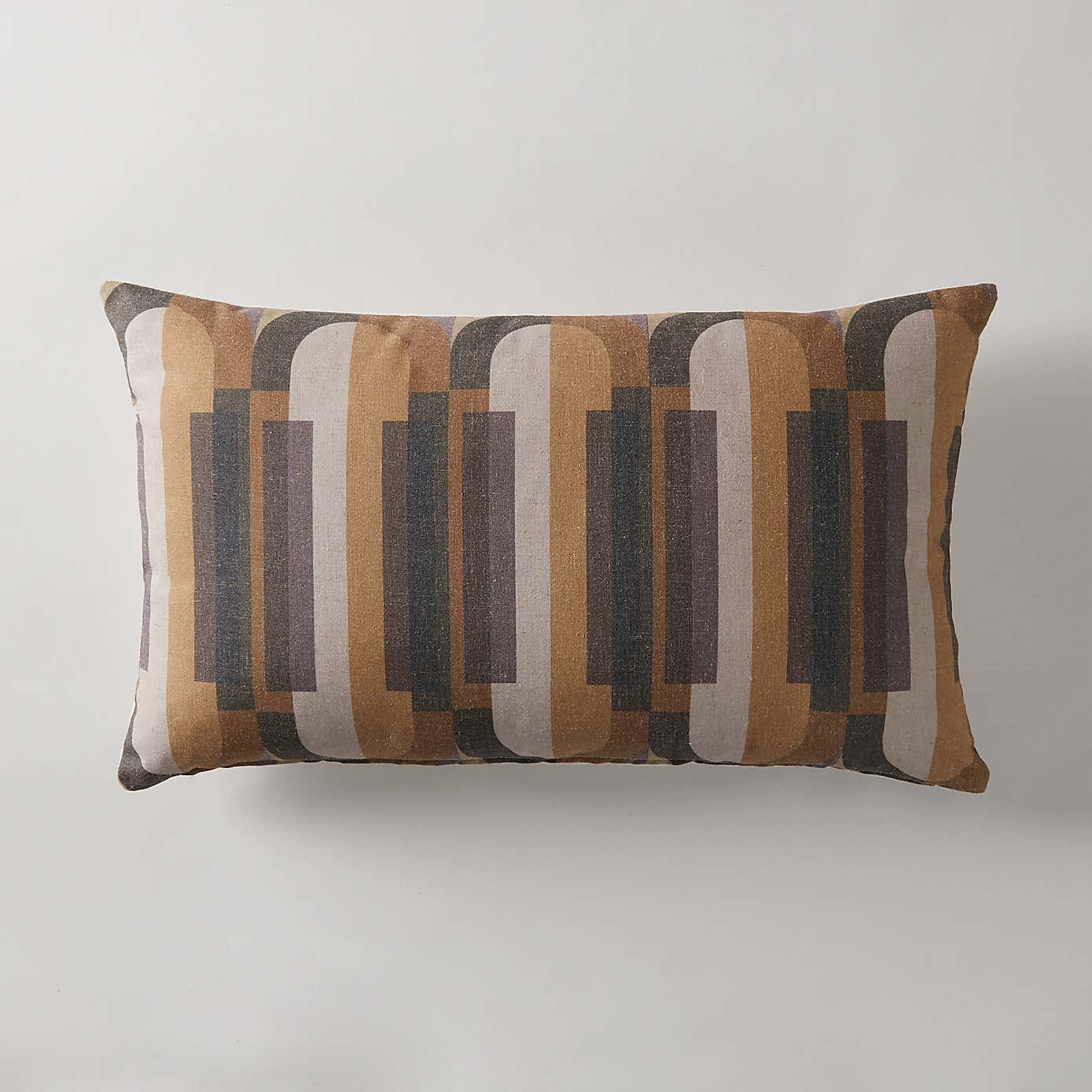 Bauhaus Oval Print Cushion