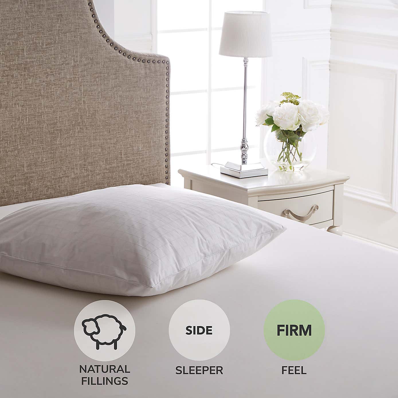 Dorma Hungarian Goose Down Continental Square Pillow