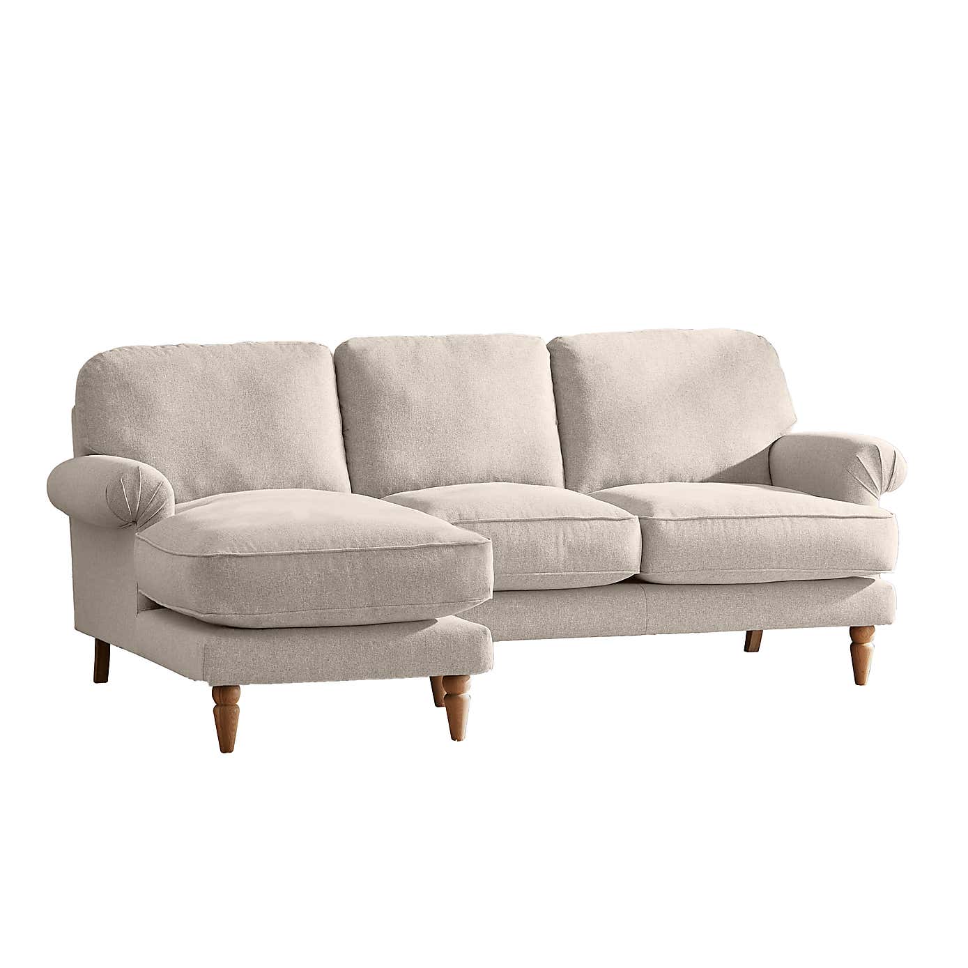 Jolene Soft Texture Corner Chaise Sofa