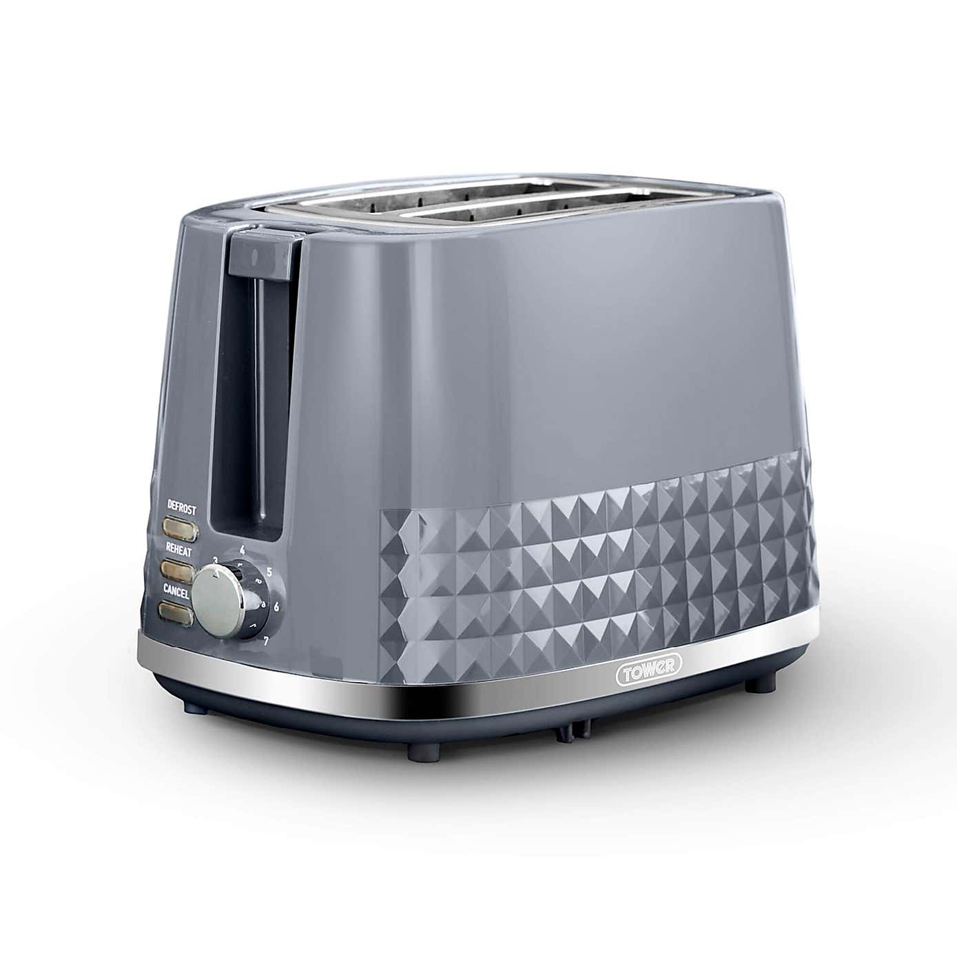 TOWER Solitaire 2 Slice Toaster