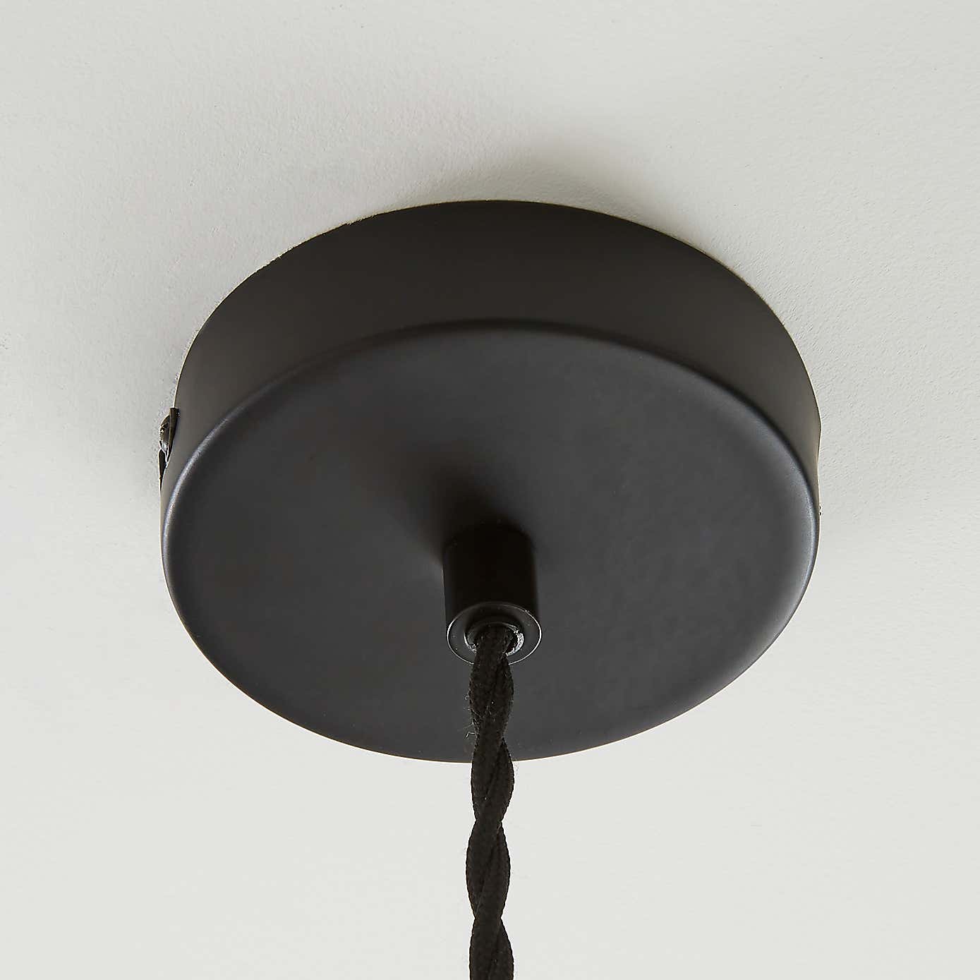 Voyager Smoked Glass Ceiling Fitting