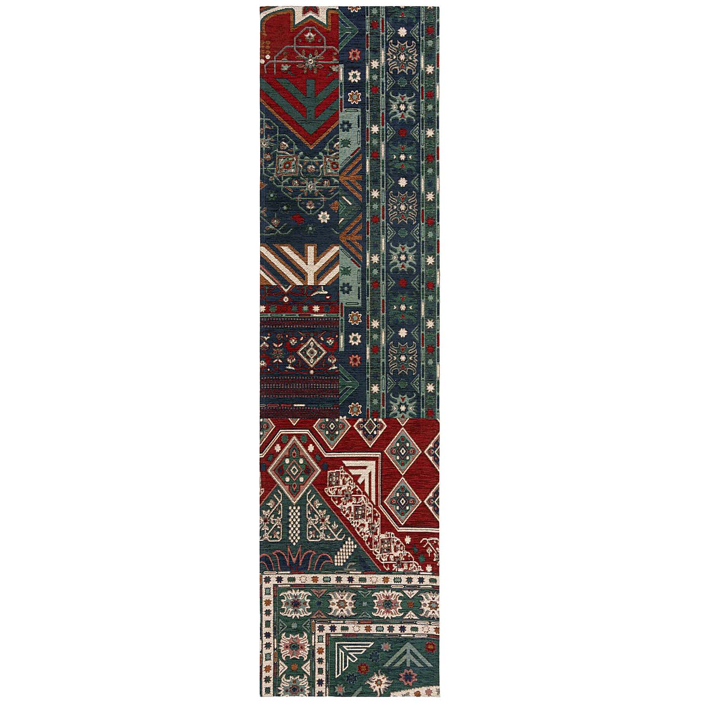 Traditional Patchwork Stair Runner