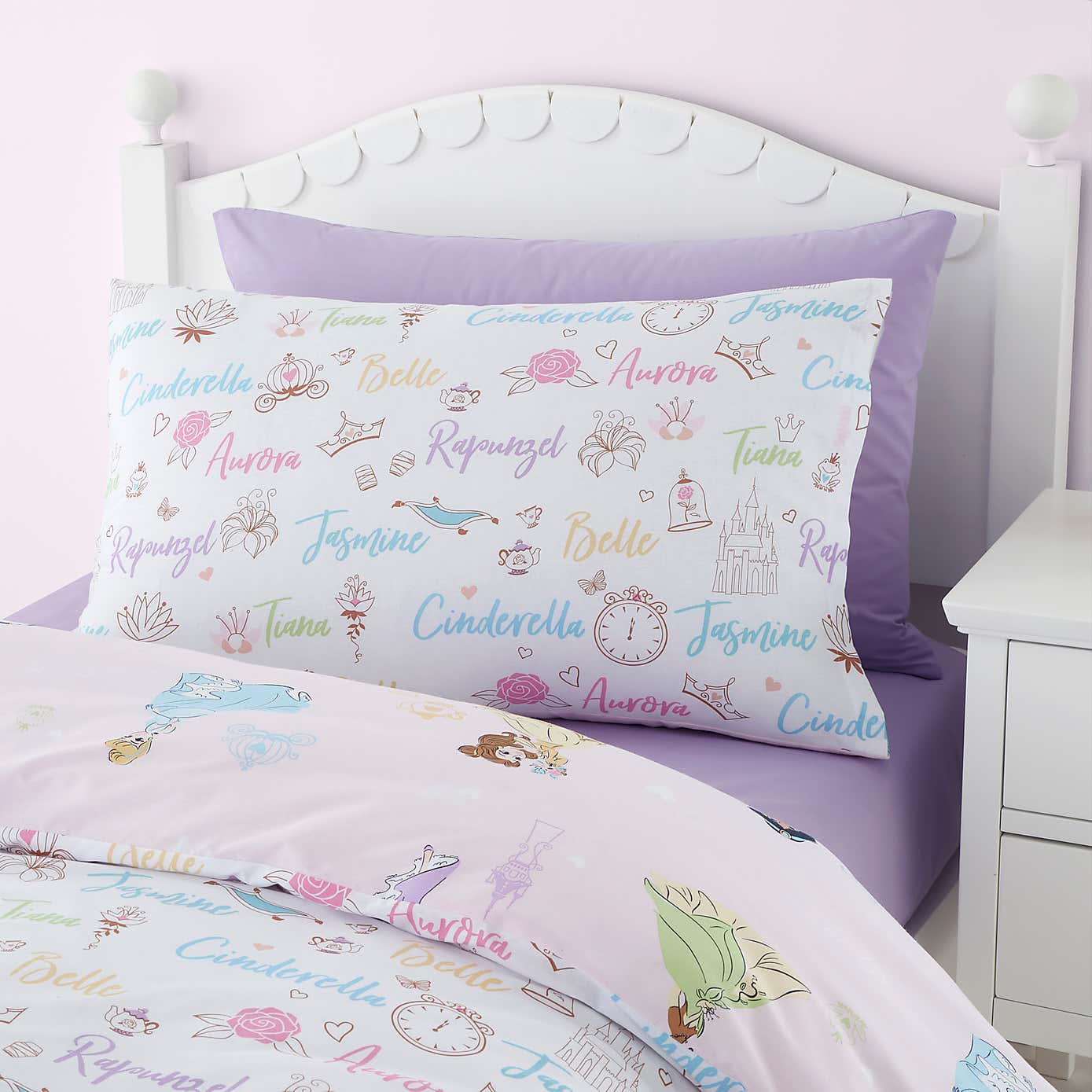 Disney Princesses Duvet Cover and Pillowcase Set