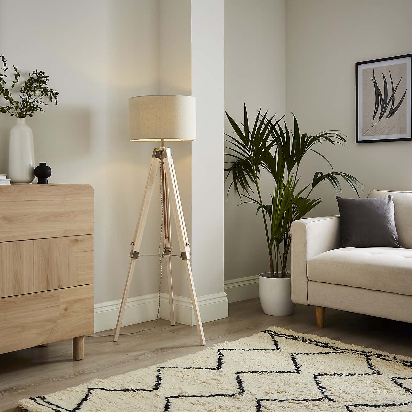 Trio Tripod Floor Lamp