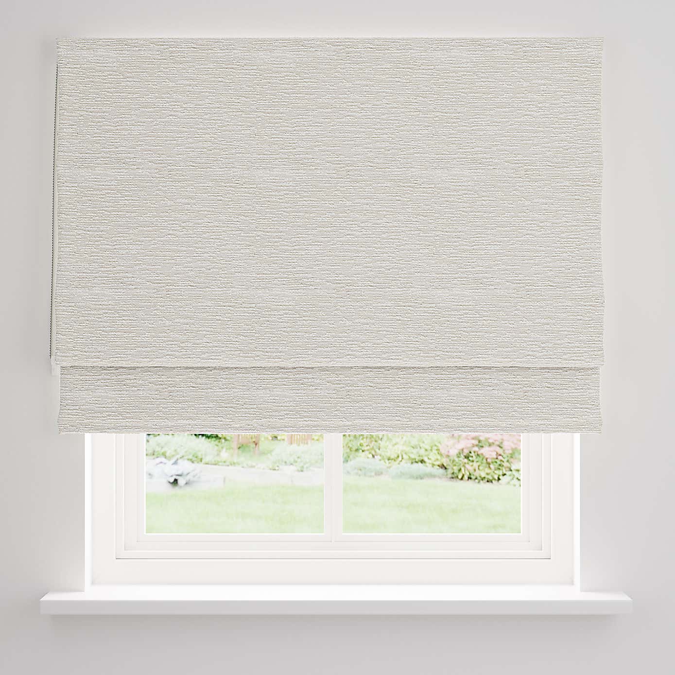 Boucle Natural Roman Blind